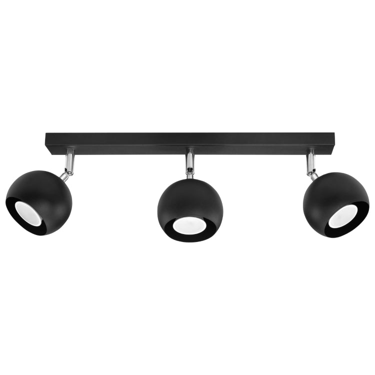 Loftslampe Oculare 3 Sort Black Friday Sollux Lighting Tilbud