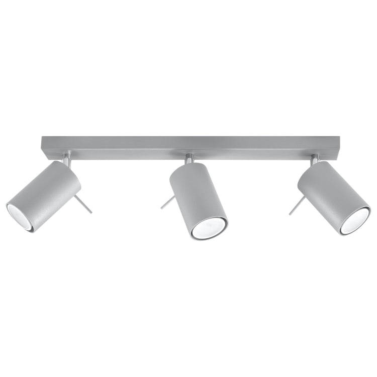 Loftslampe Ring 3 Grå Black Friday Sollux Lighting Tilbud