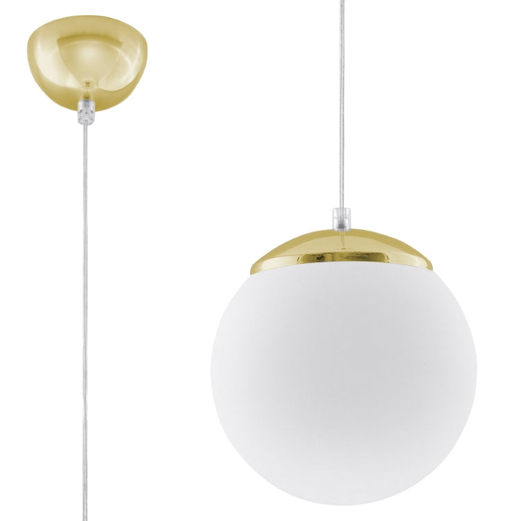 Vedhængslampe Ugo 20 Gyldne Black Friday Sollux Lighting Tilbud