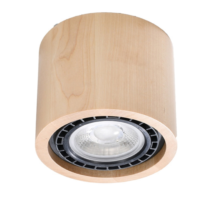 Plafond Basic 1 Naturtræ Black Friday Sollux Lighting Tilbud