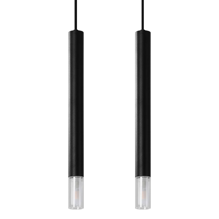 Vedhængslampe Wezyr 2 Sort Black Friday Sollux Lighting Tilbud