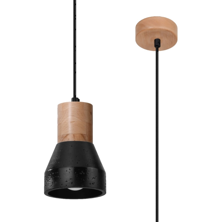 Pendellampe Qubic Sort Black Friday Sollux Lighting Tilbud
