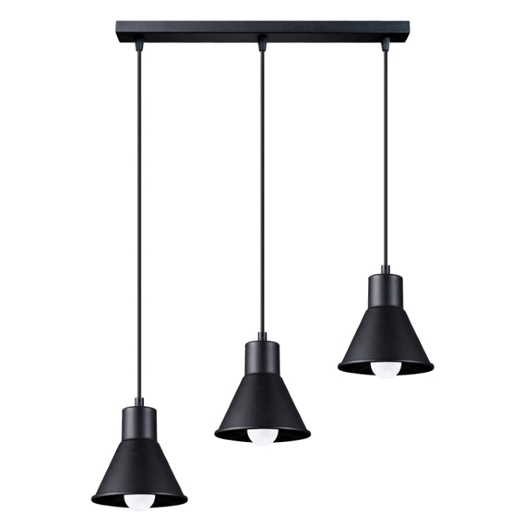 Pendellampe Taleja 3 Sort [e27] Black Friday Sollux Lighting Tilbud
