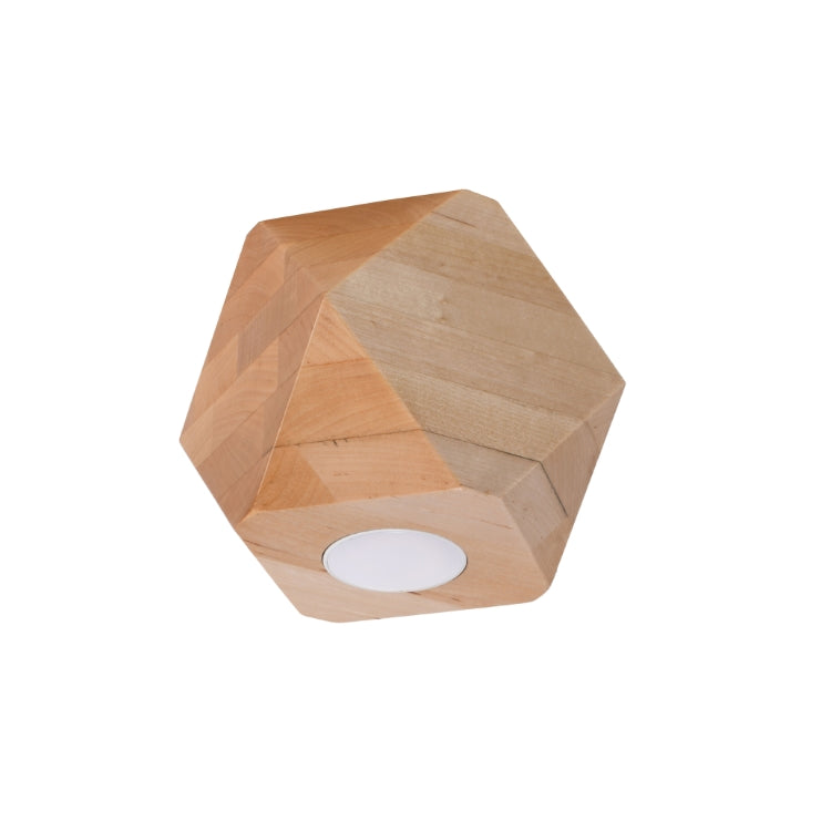Loftslampe Woody 1 Naturtræ Black Friday Sollux Lighting Tilbud