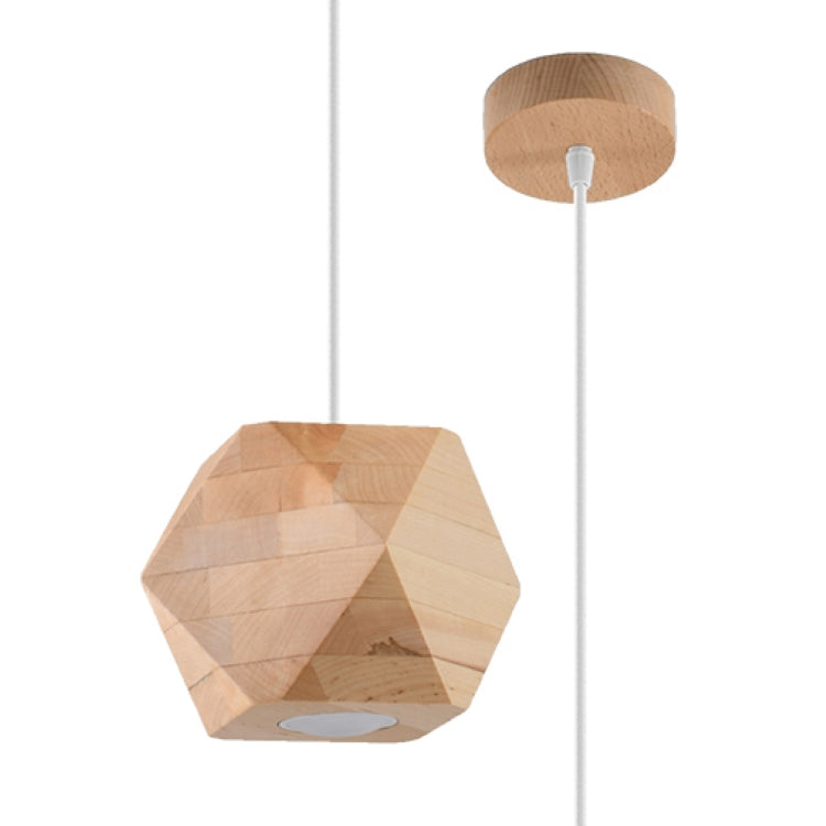Vedhængslampe Woody Naturtræ Black Friday Sollux Lighting Tilbud