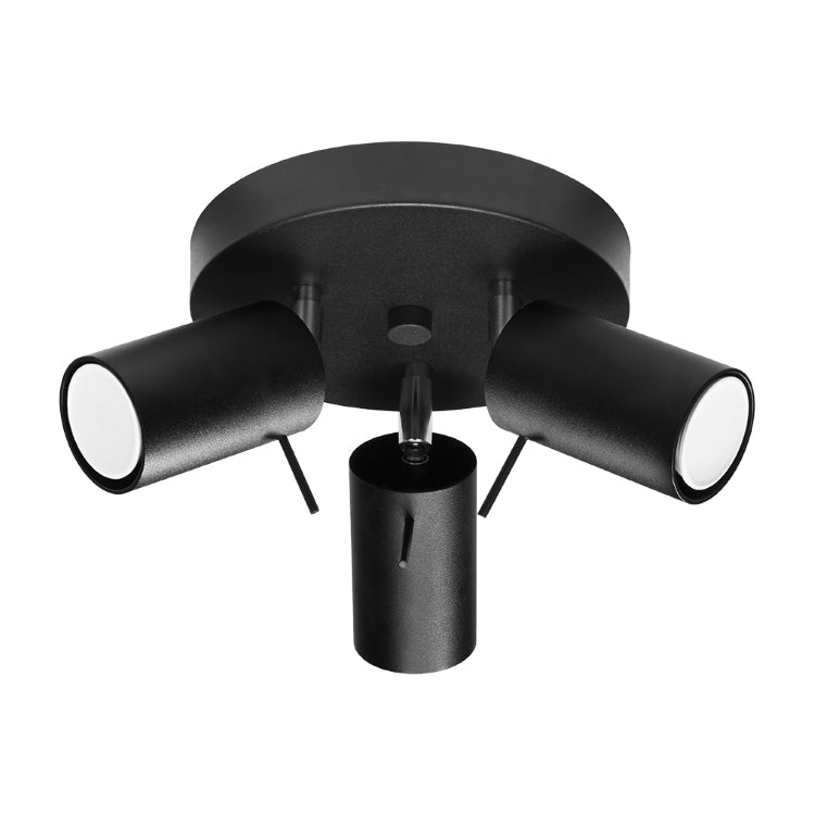 Loftslampe Ring 3p Sort Black Friday Sollux Lighting Tilbud