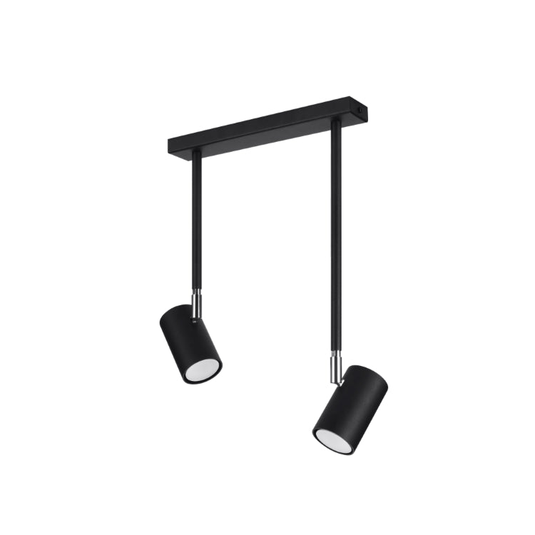 Loftslampe Norano 2 Sort Black Friday Sollux Lighting Tilbud