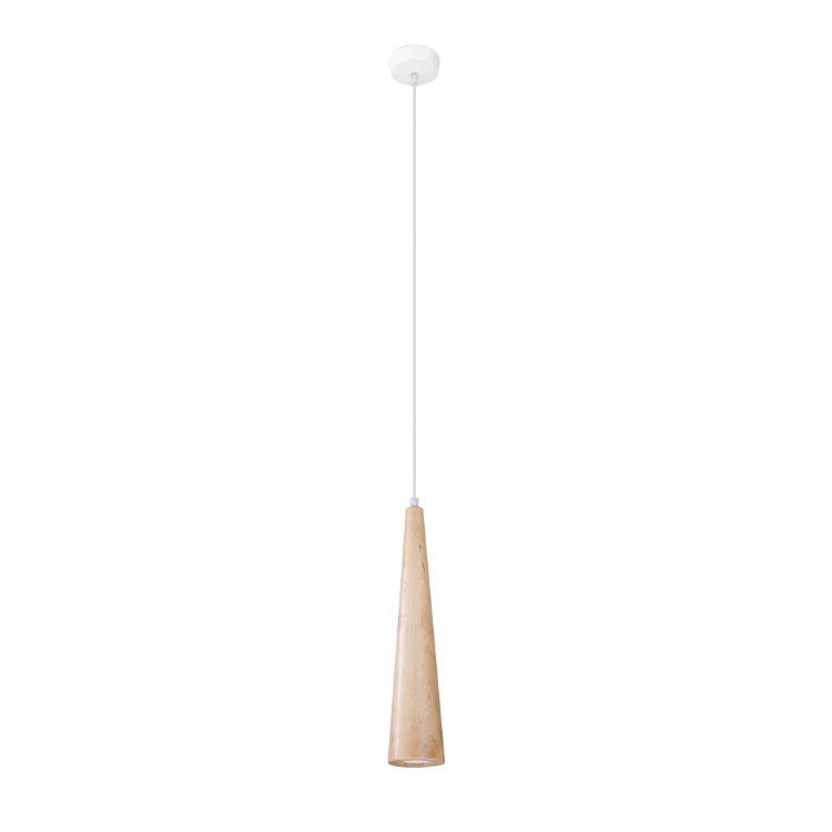 Vedhængslampe Sula 1 Naturtræ Black Friday Sollux Lighting Tilbud