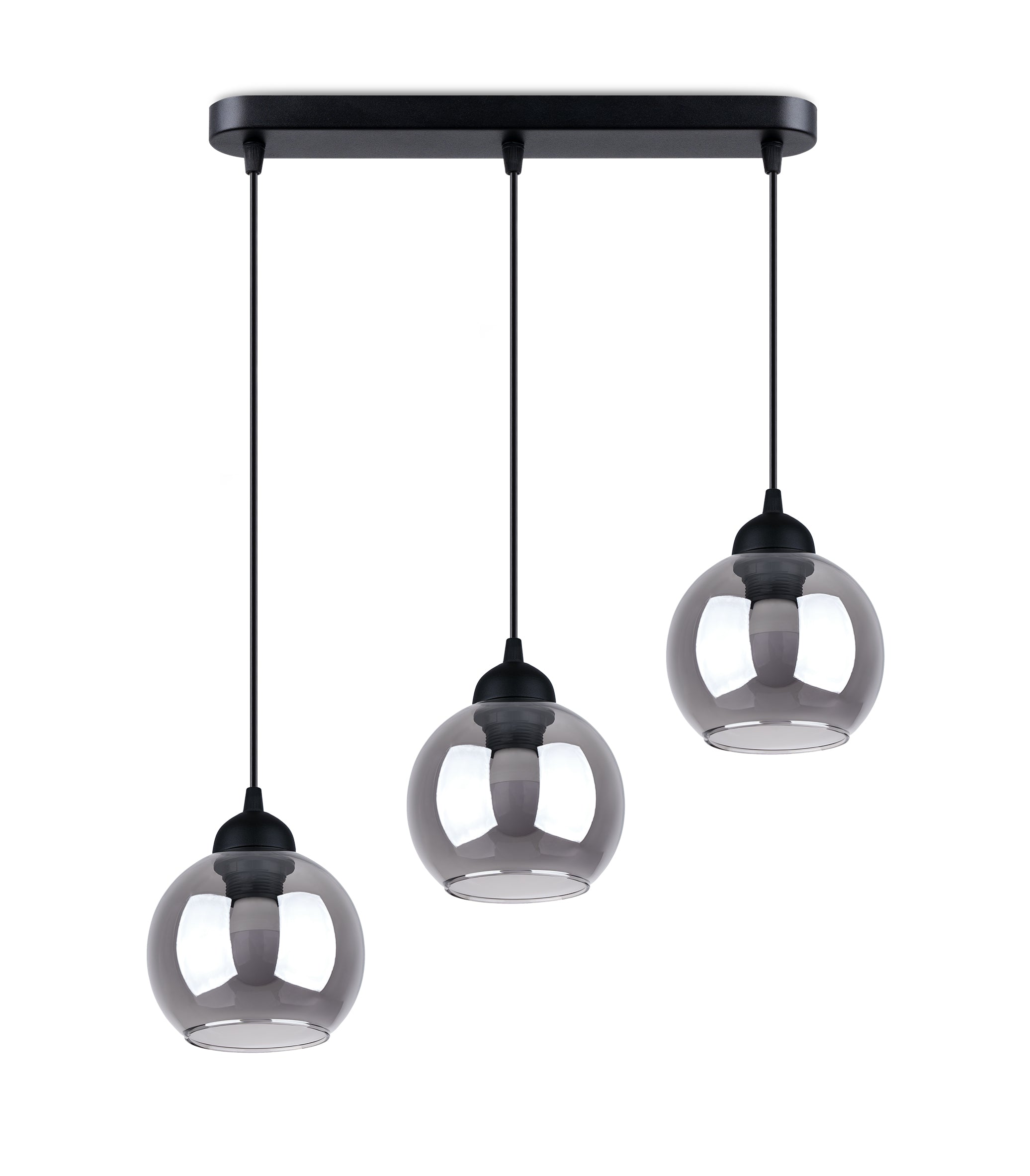Vedhæng Lampe Alino 3 Sort Black Friday Sollux Lighting Tilbud