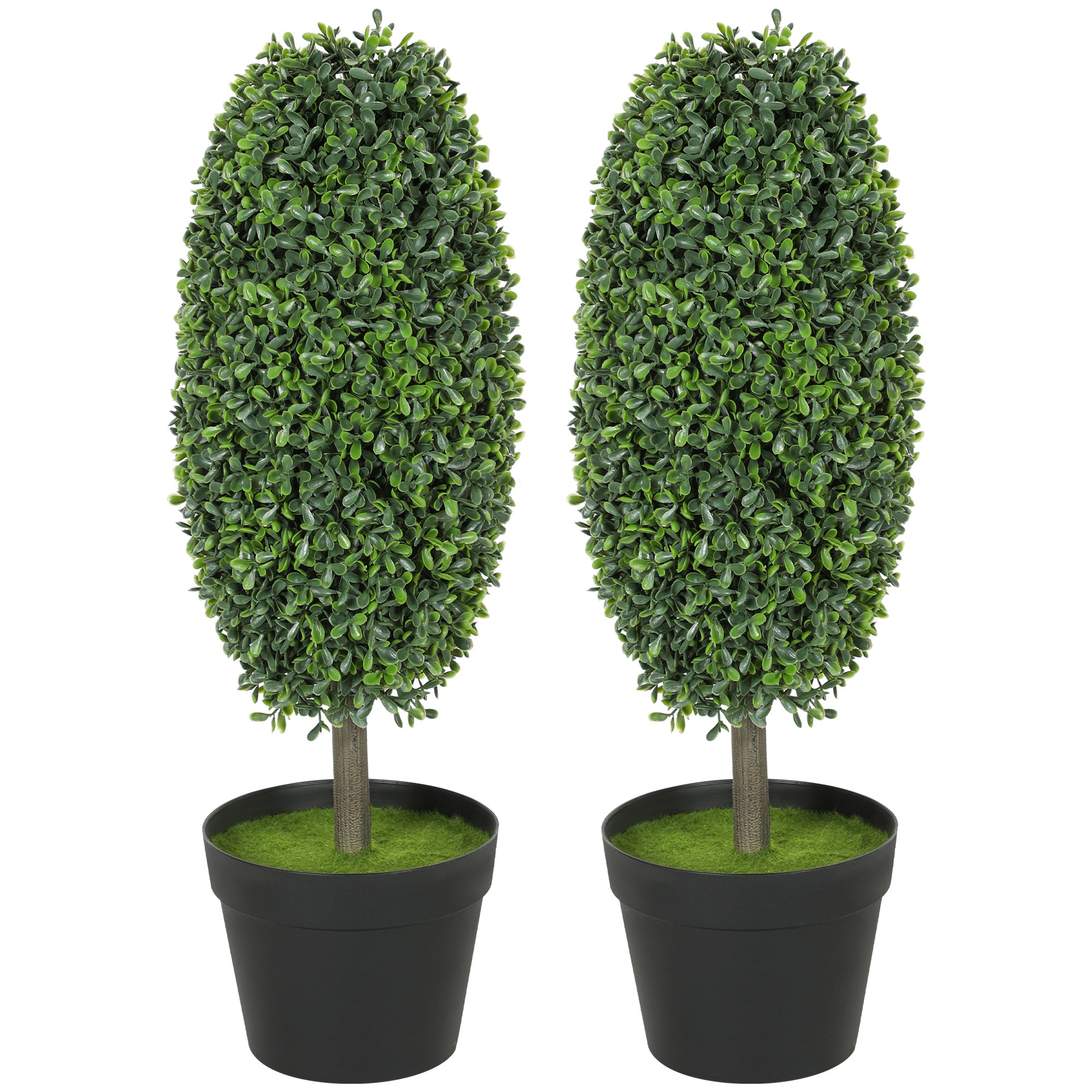 Sæt med 2 UV-bestandige Kunstige Planter – Fantastisk Tilbud!