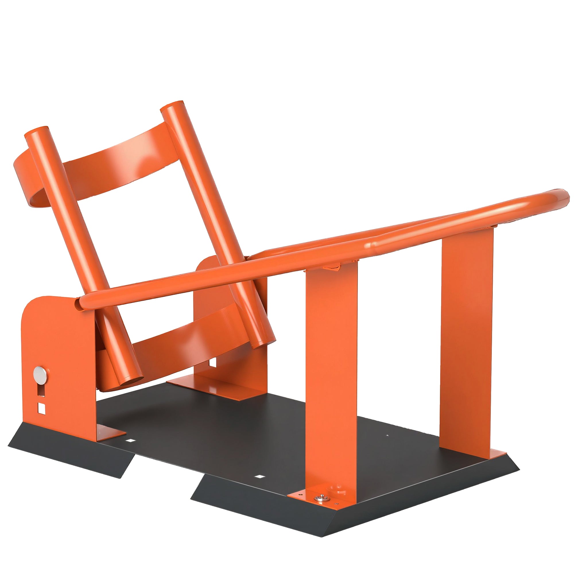 Motorcykelstativ Til 15 21", 381 533,4 Mm Forhjul, Justerbar Motorcykelvippe, 816,5 Kg Lasteevne, Orange Black Friday Aosom Tilbud