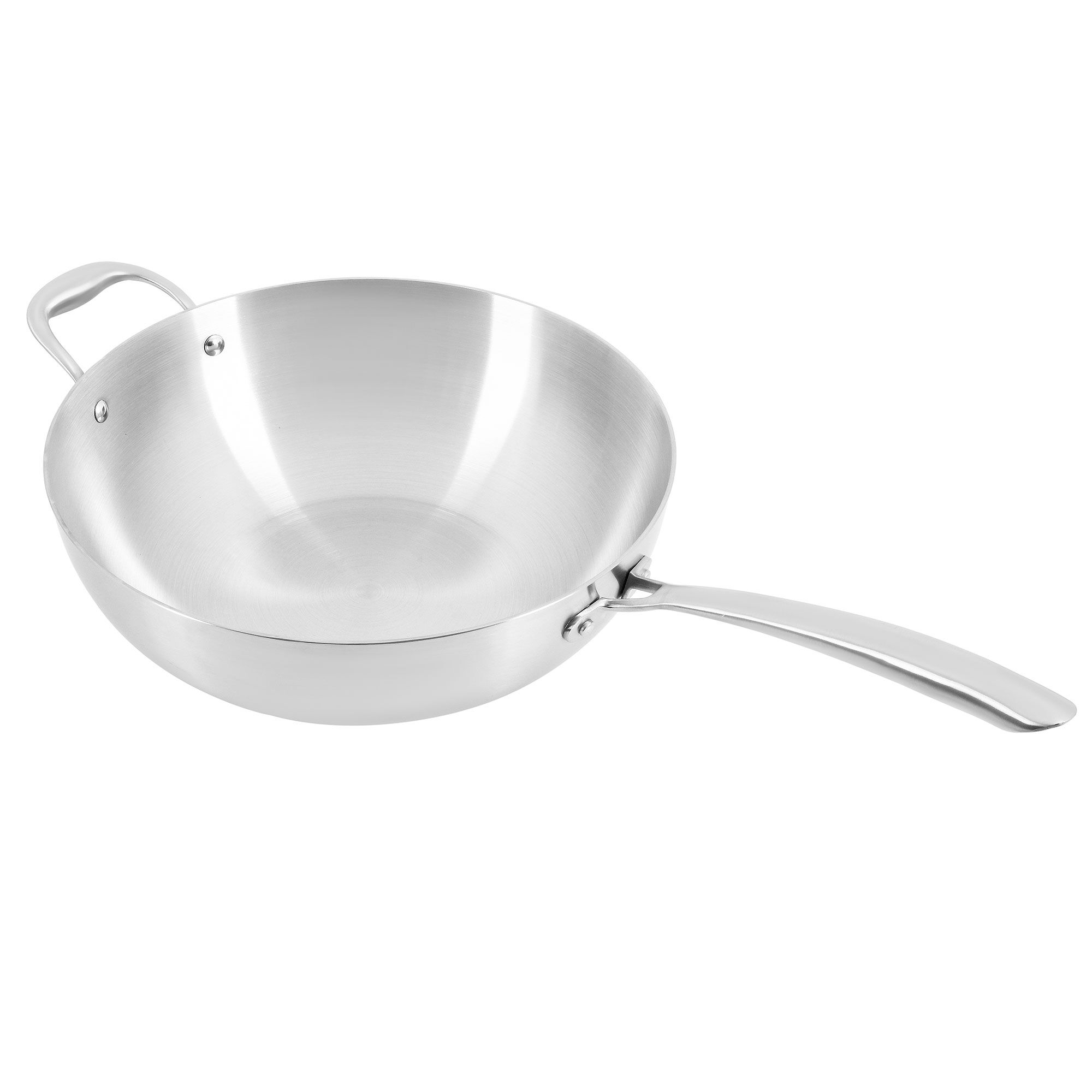 Sizzle Wok 30 Cm, Rustfrit Stål Black Friday Essentials Tilbud