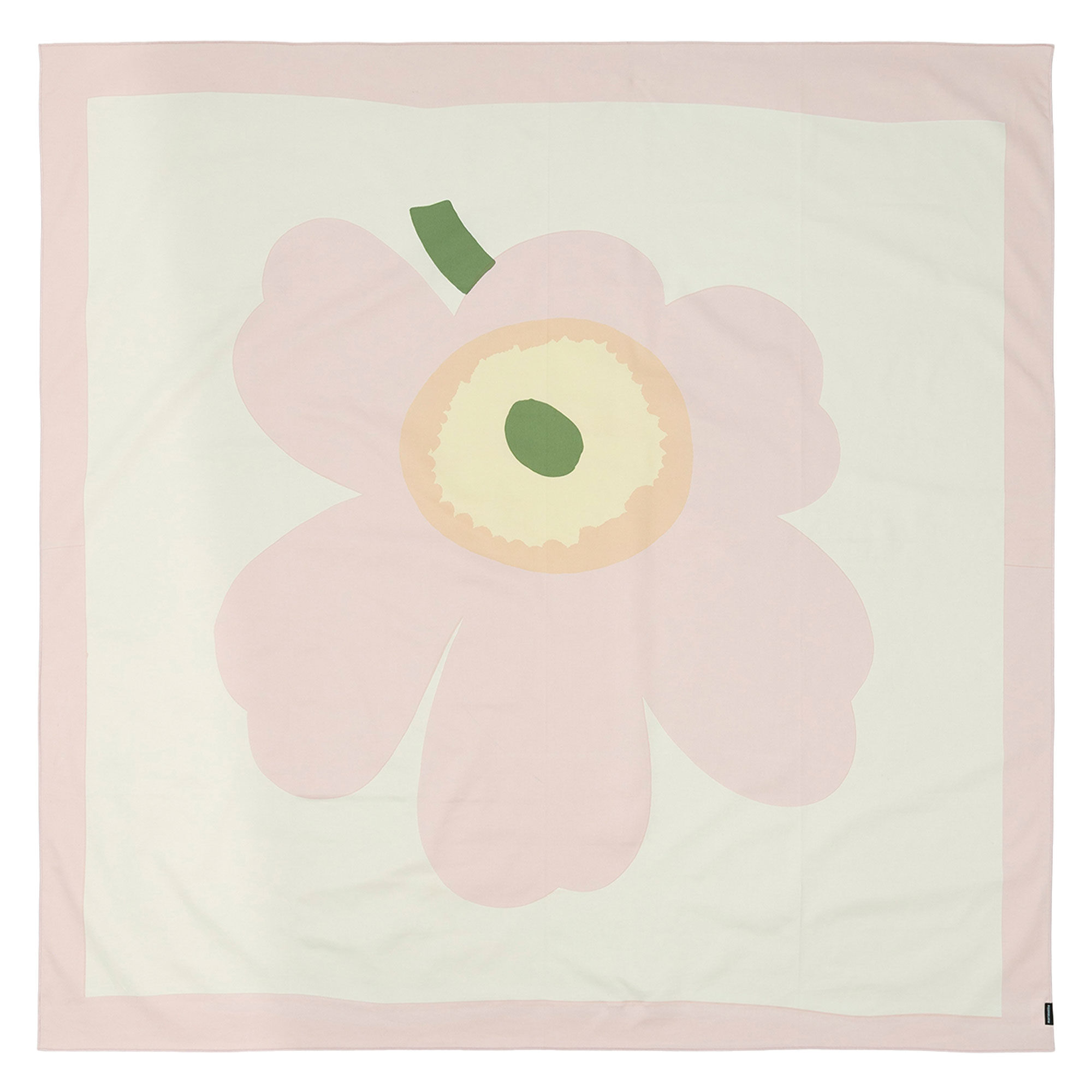 Unikko Bordservise 140 X 140 Cm, Hvid Rosa Black Friday Marimekko Tilbud
