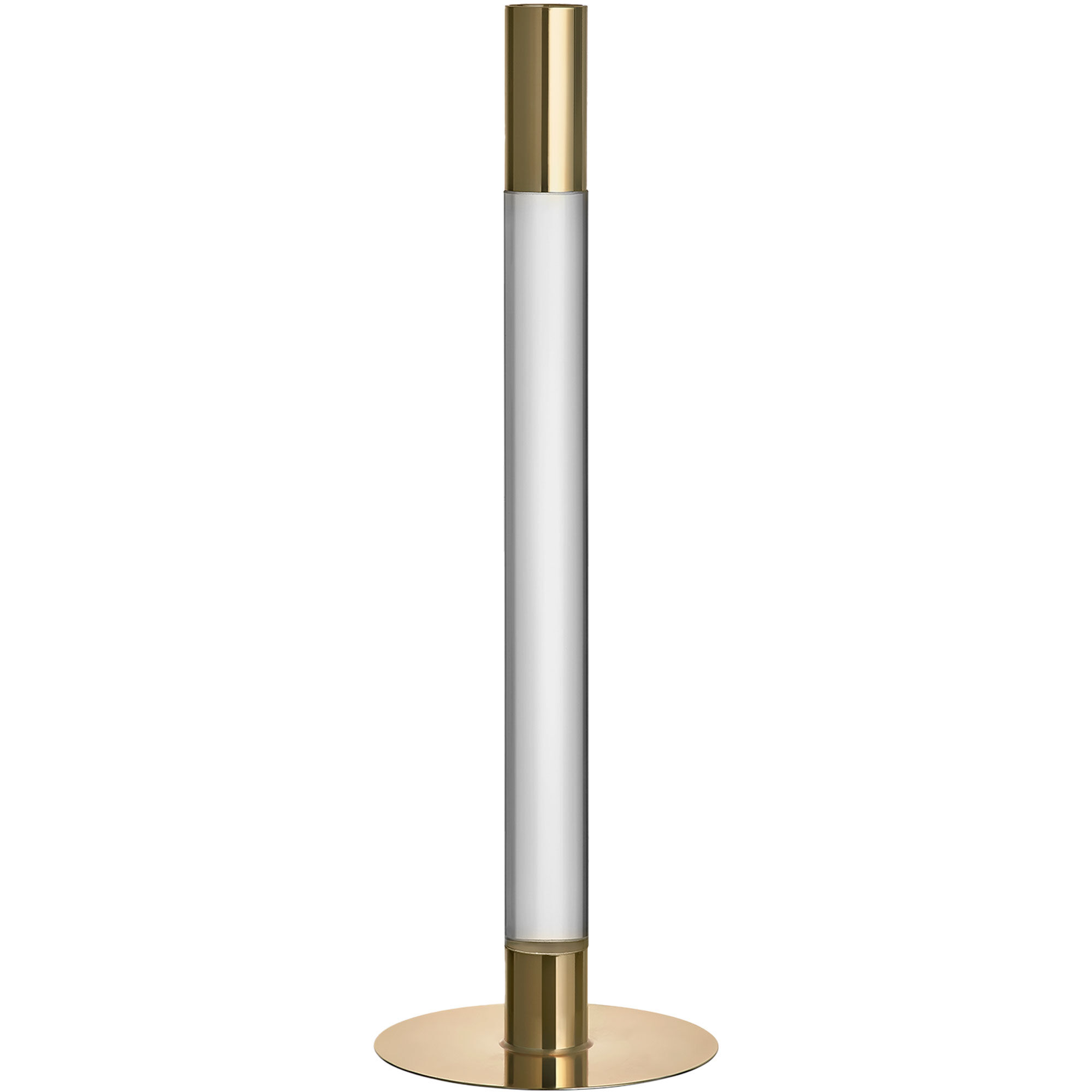 Lumiere Lysestage 32 Cm, Guld Glas Black Friday Orrefors Tilbud