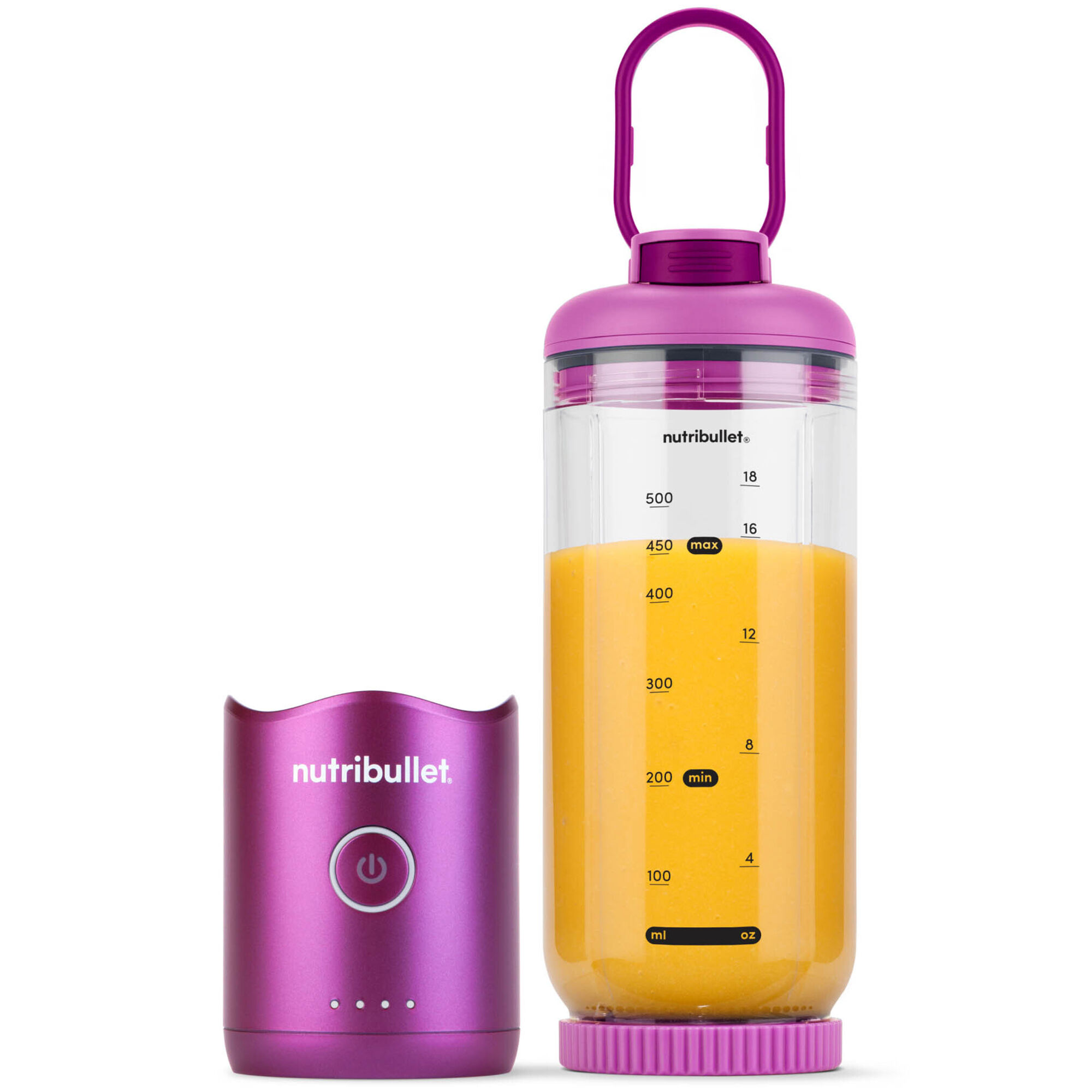 Flex Bærbar Blender 590 Ml, Violet Black Friday Nutribullet Tilbud