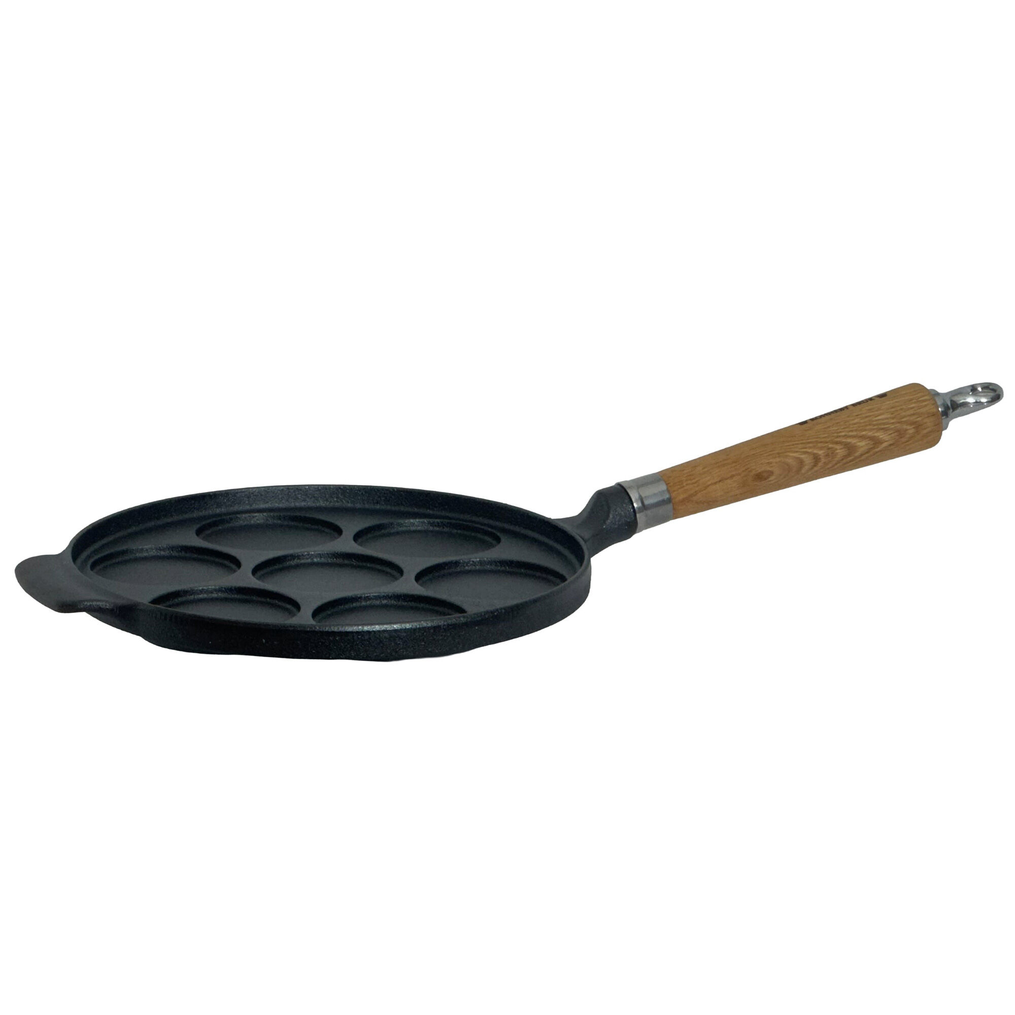 Exclusive Line Støbejernsplættepande 25 Cm, Egetræsâhåndtag Black Friday Ronneby Bruk Tilbud