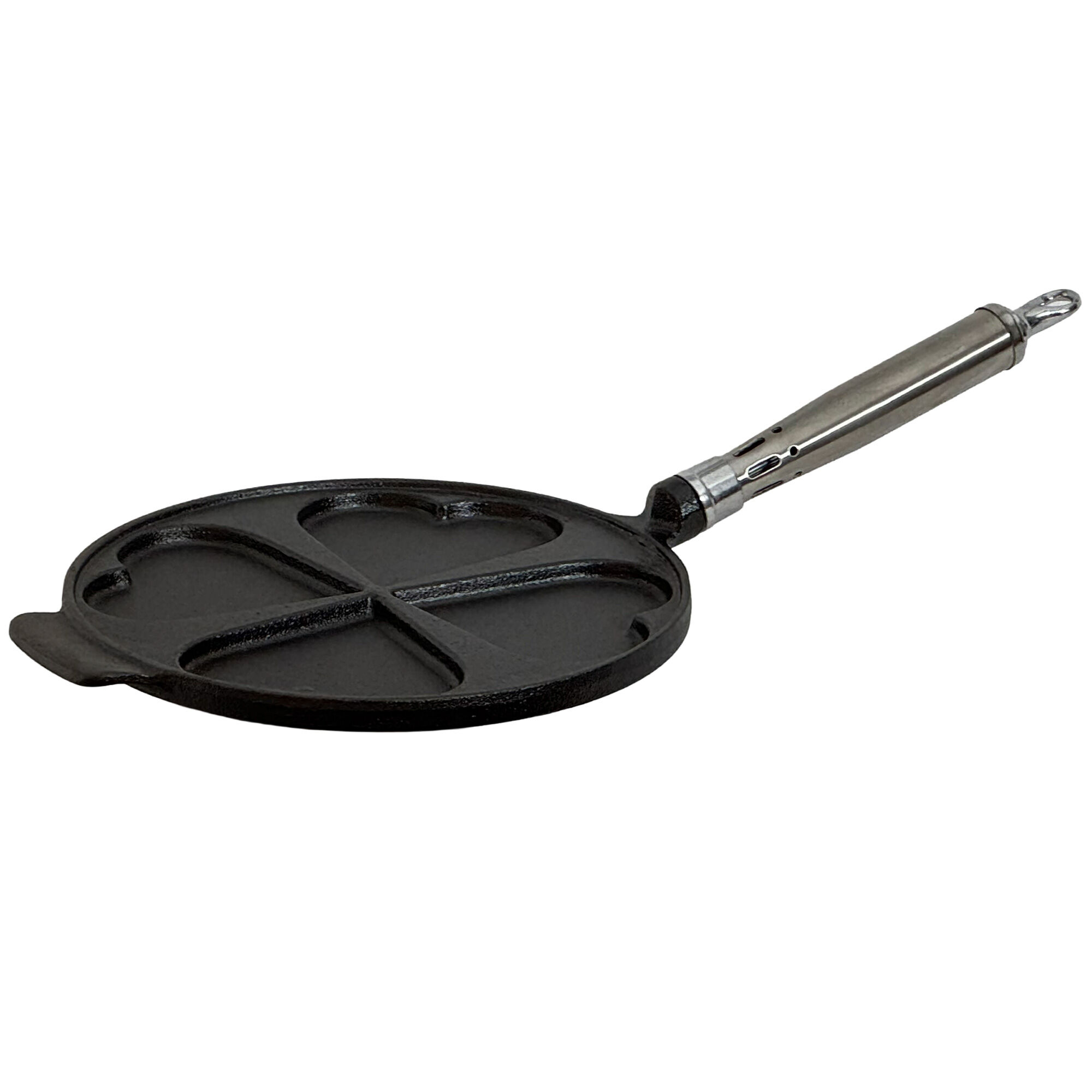 Maestro Støbejernspande Til Mini Pandekager (hjerter), 25 Cm Black Friday Ronneby Bruk Tilbud