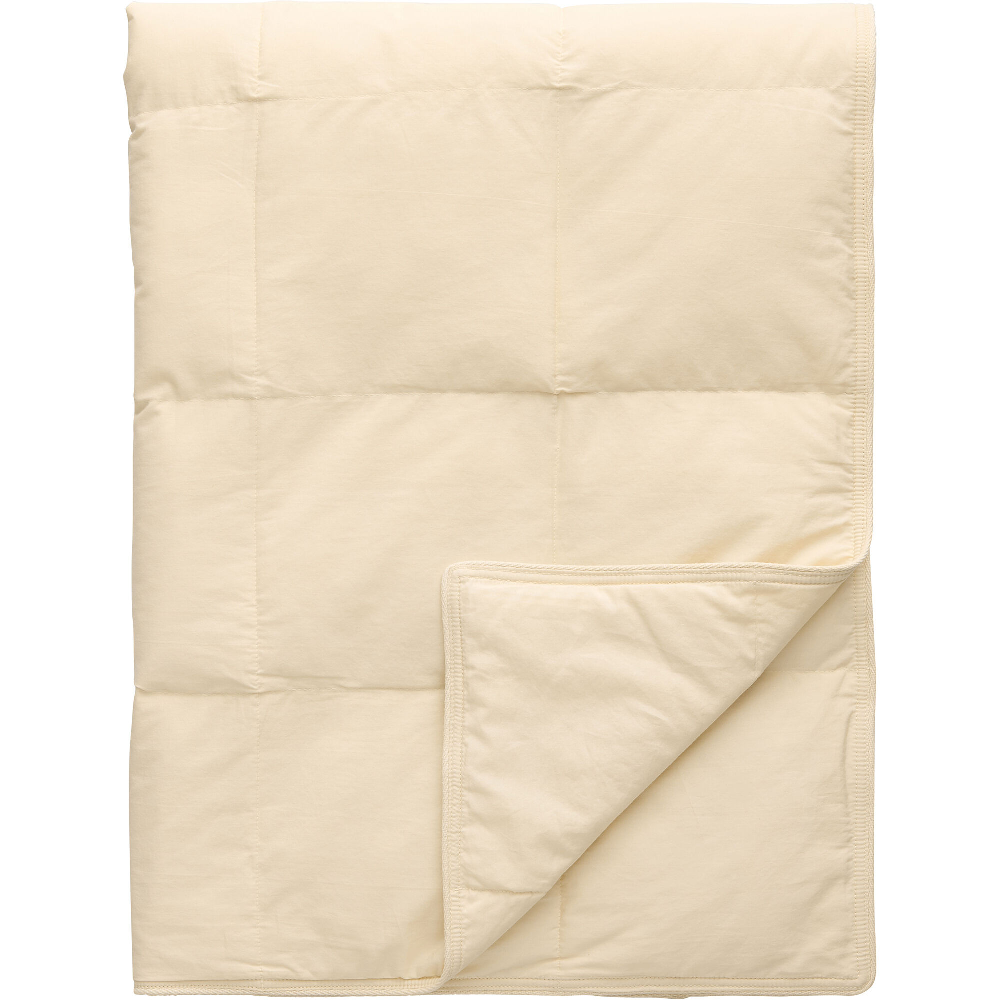 Luna Quiltet Plaid 200 X 140 Cm, Creme Black Friday Decotique Tilbud