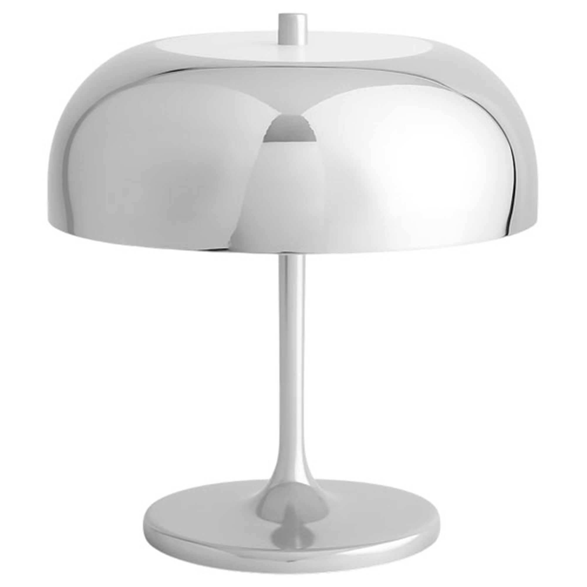 Deco Disco Move, Bærbar Bordlampe I Krom Black Friday Decotique Tilbud