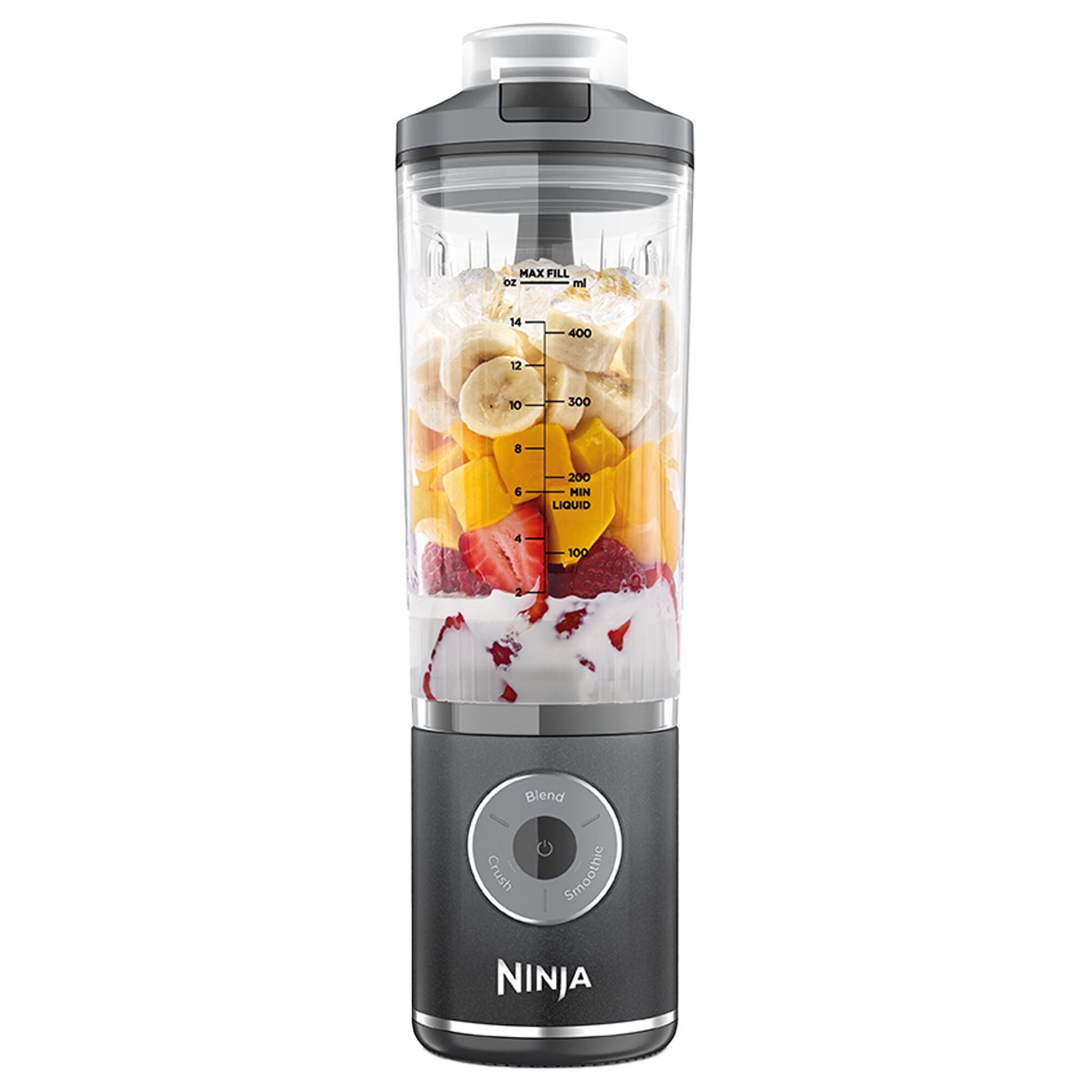 Blast Max Trådløs Blender, Grå Black Friday Ninja Tilbud