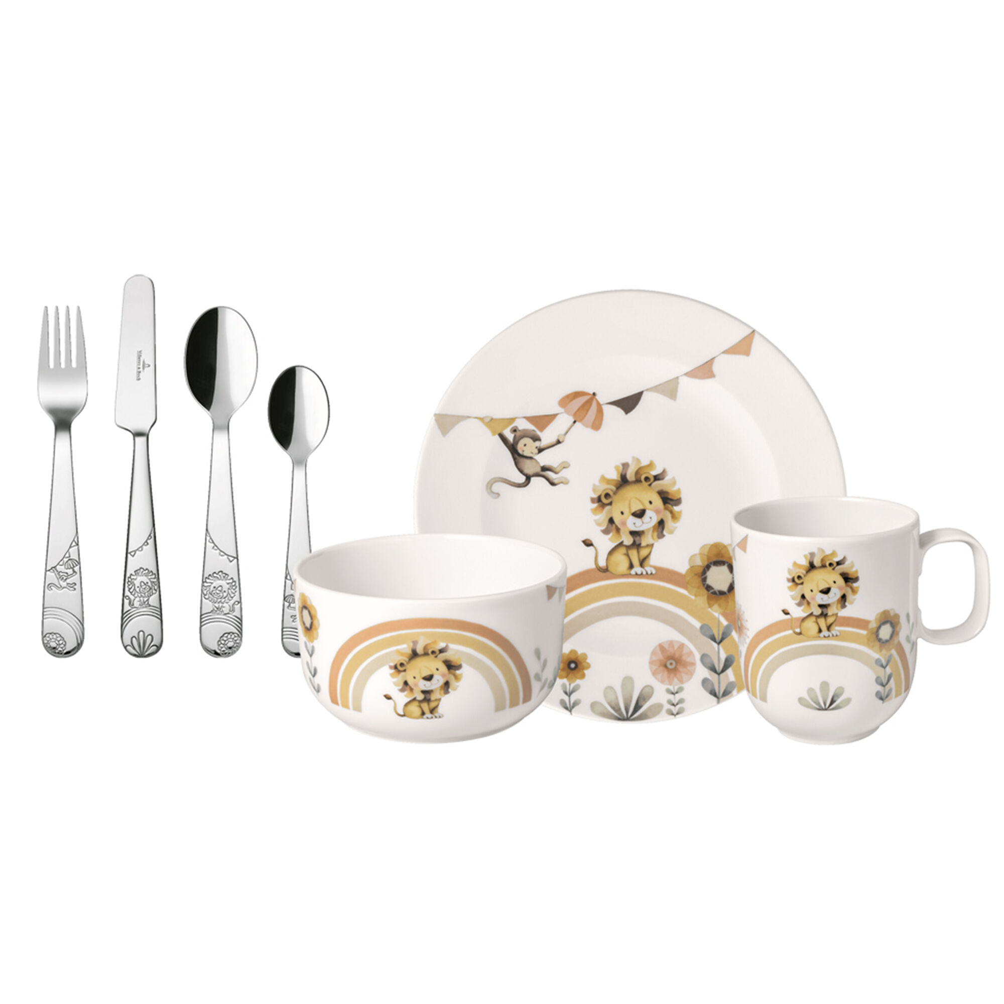 Lion Børneservice 7 Dele Black Friday Villeroy & Boch Tilbud