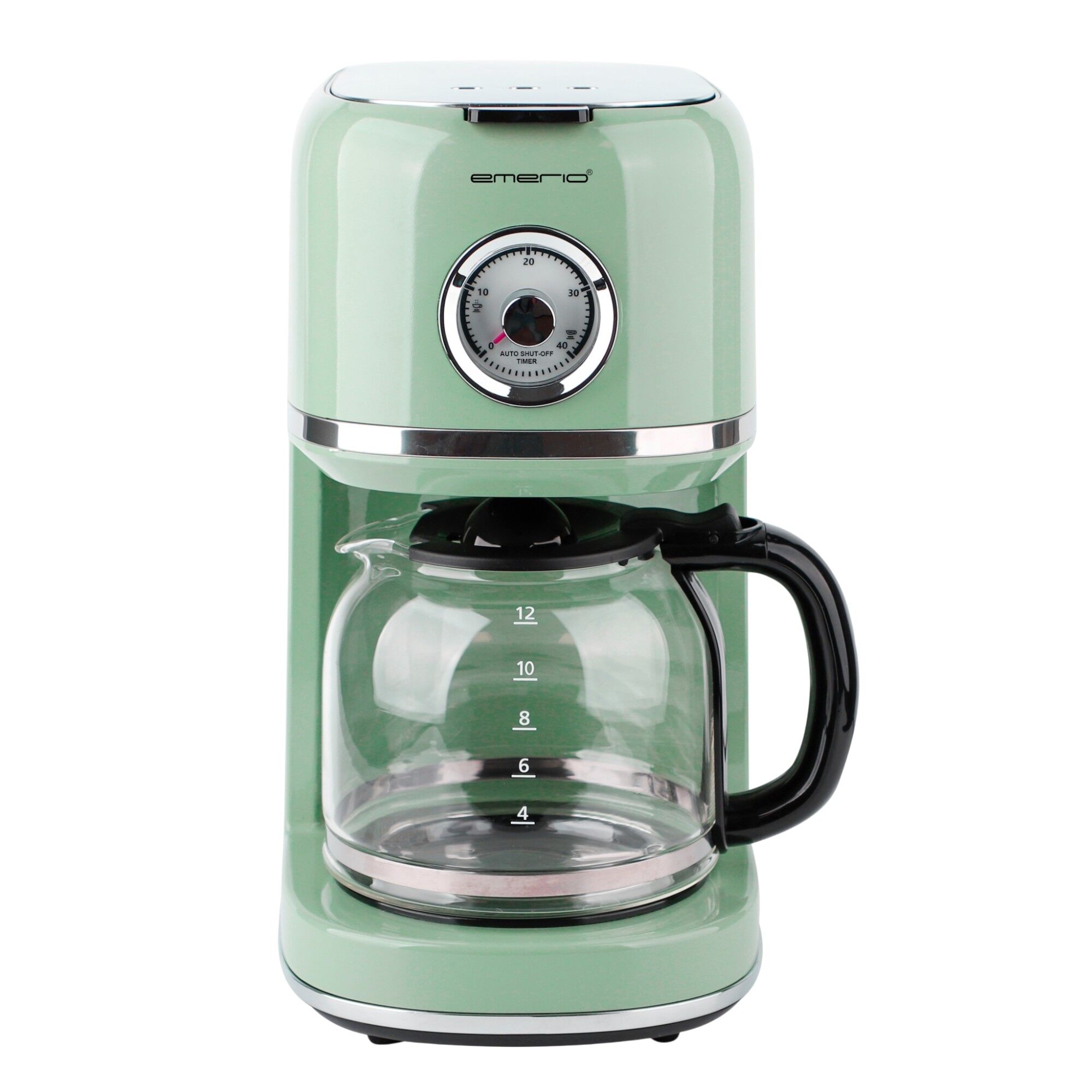 Retro Kaffemaskine 1,5 L, Grøn Black Friday Emerio Tilbud