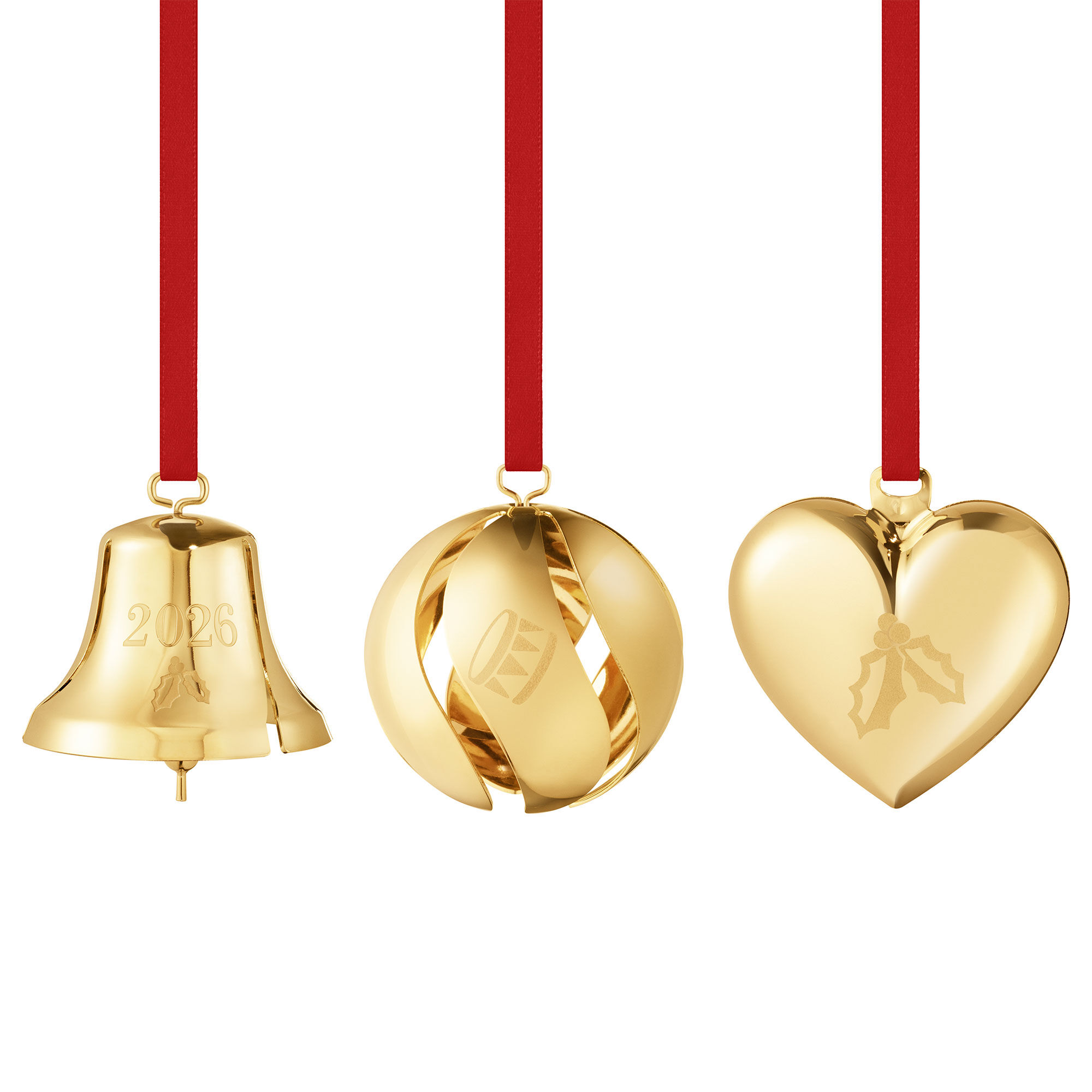 Classic Christmas 2026 Pyntesæt, Guld Black Friday Georg Jensen Tilbud