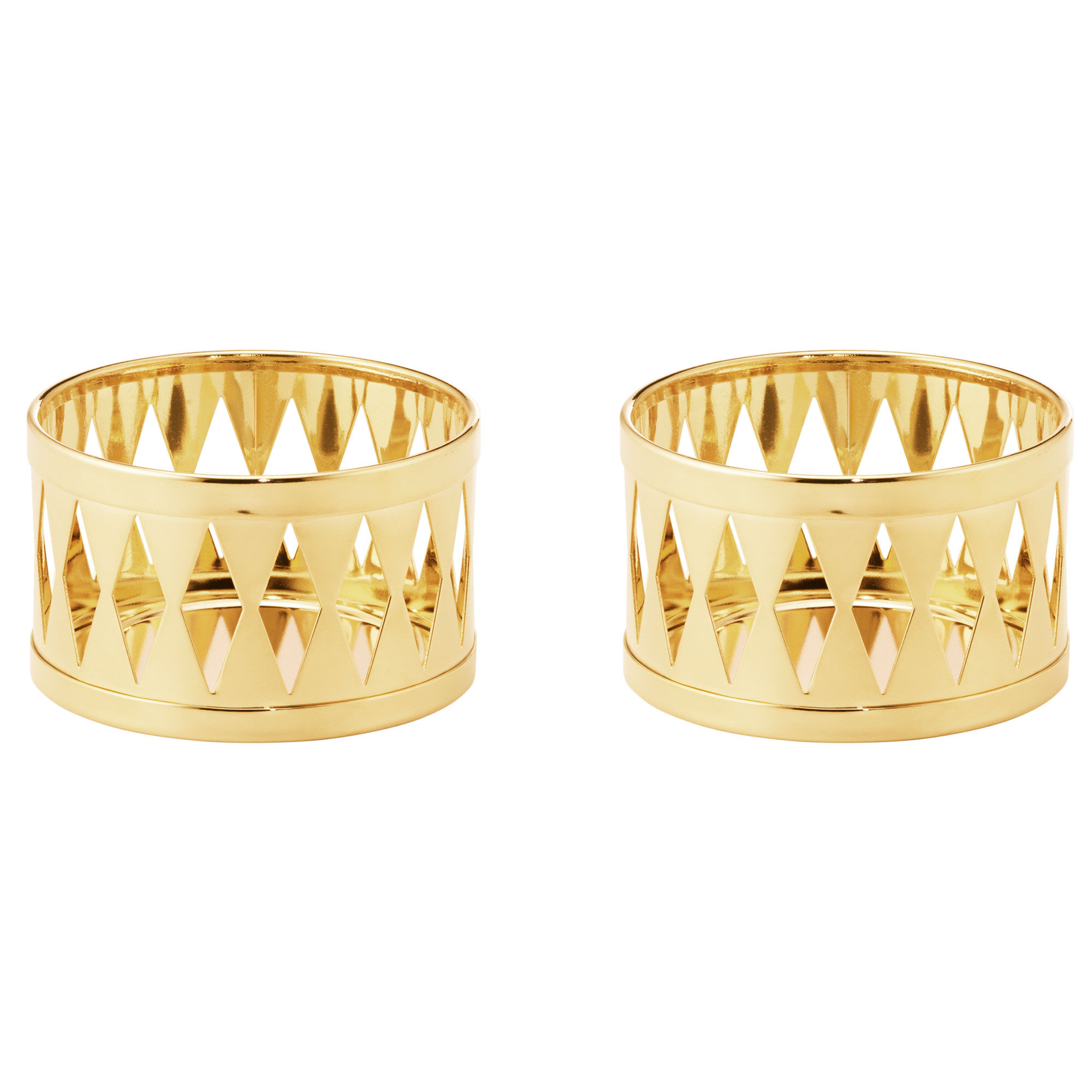 Classic Christmas 2026 Fyrfadsstager, 2 Stk., Guld Black Friday Georg Jensen Tilbud