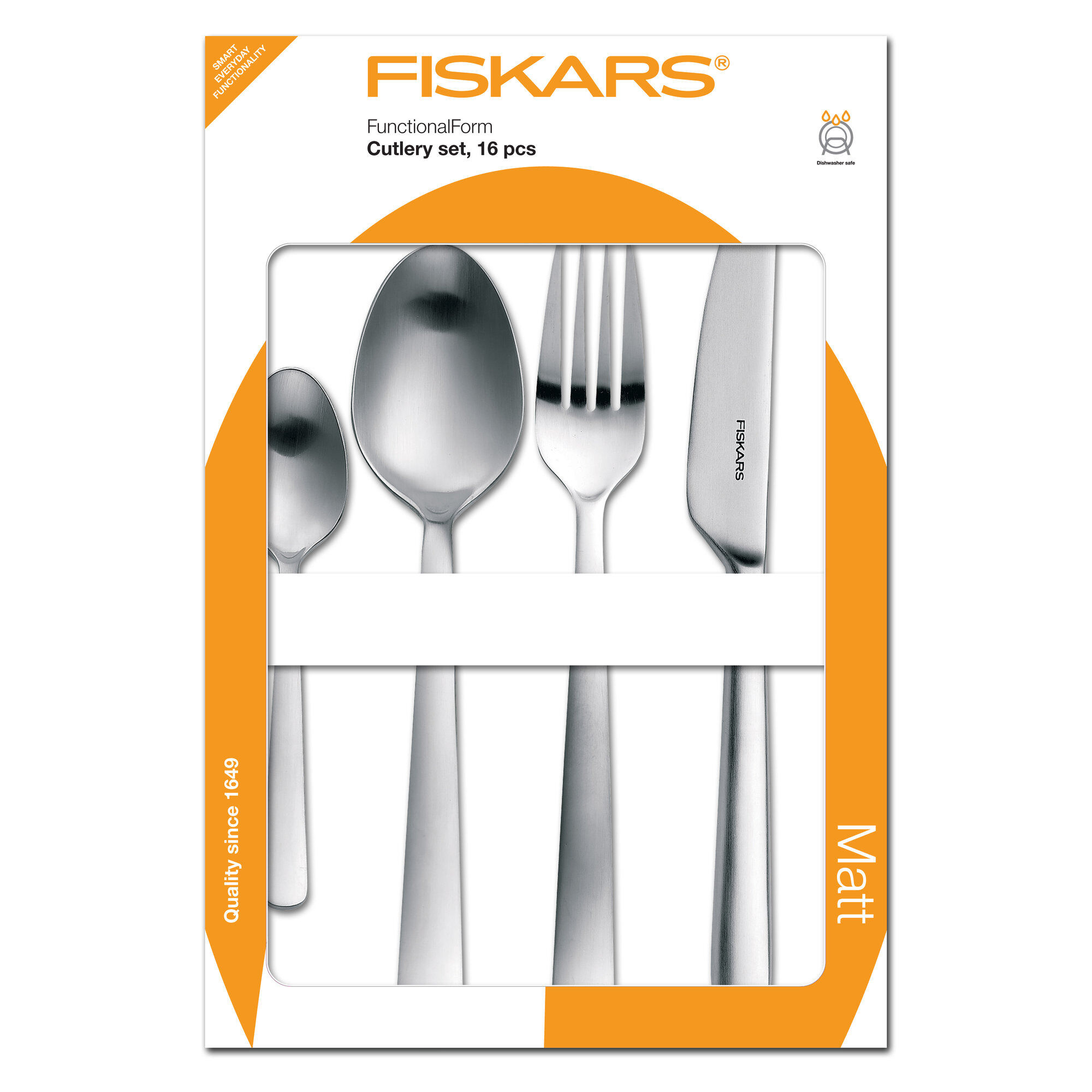 Functional Form Bestikæske, 16 Dele Black Friday Fiskars Tilbud