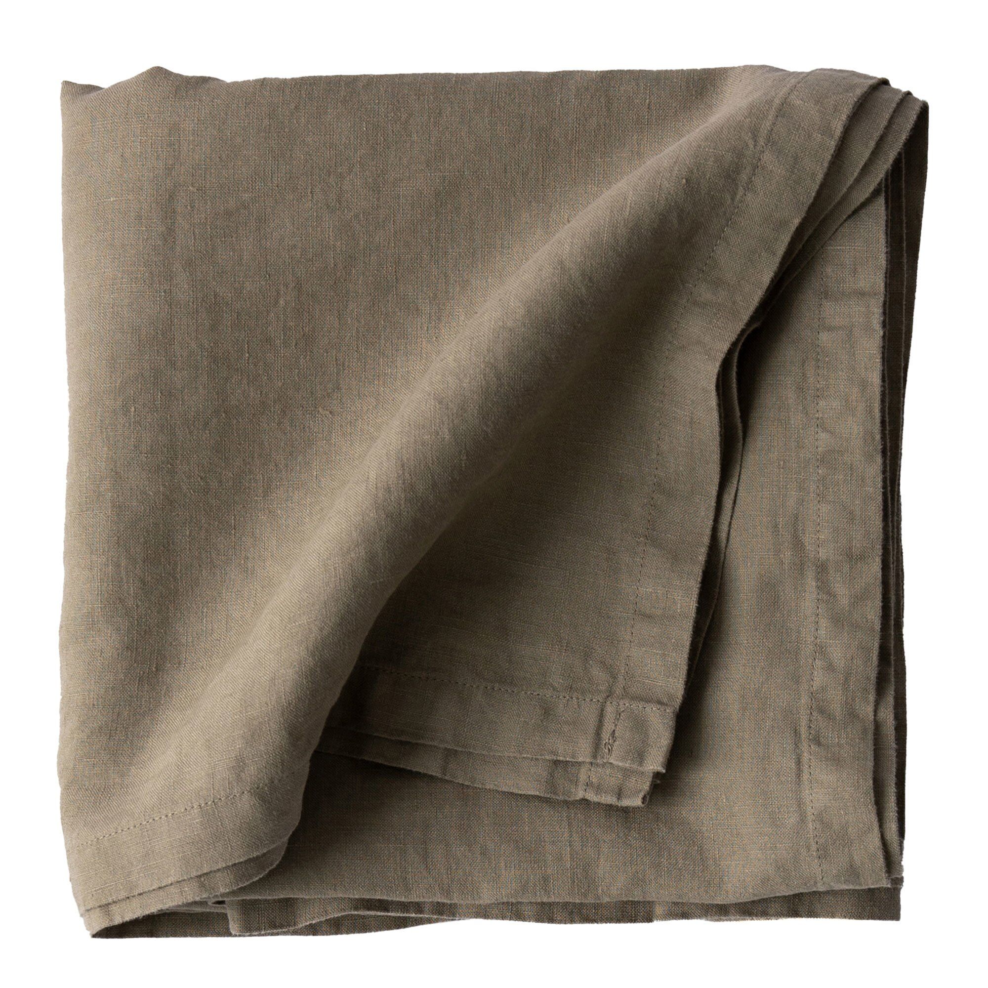 Dug I Hør 145 X 145 Cm, Olive Black Friday Tell Me More Tilbud