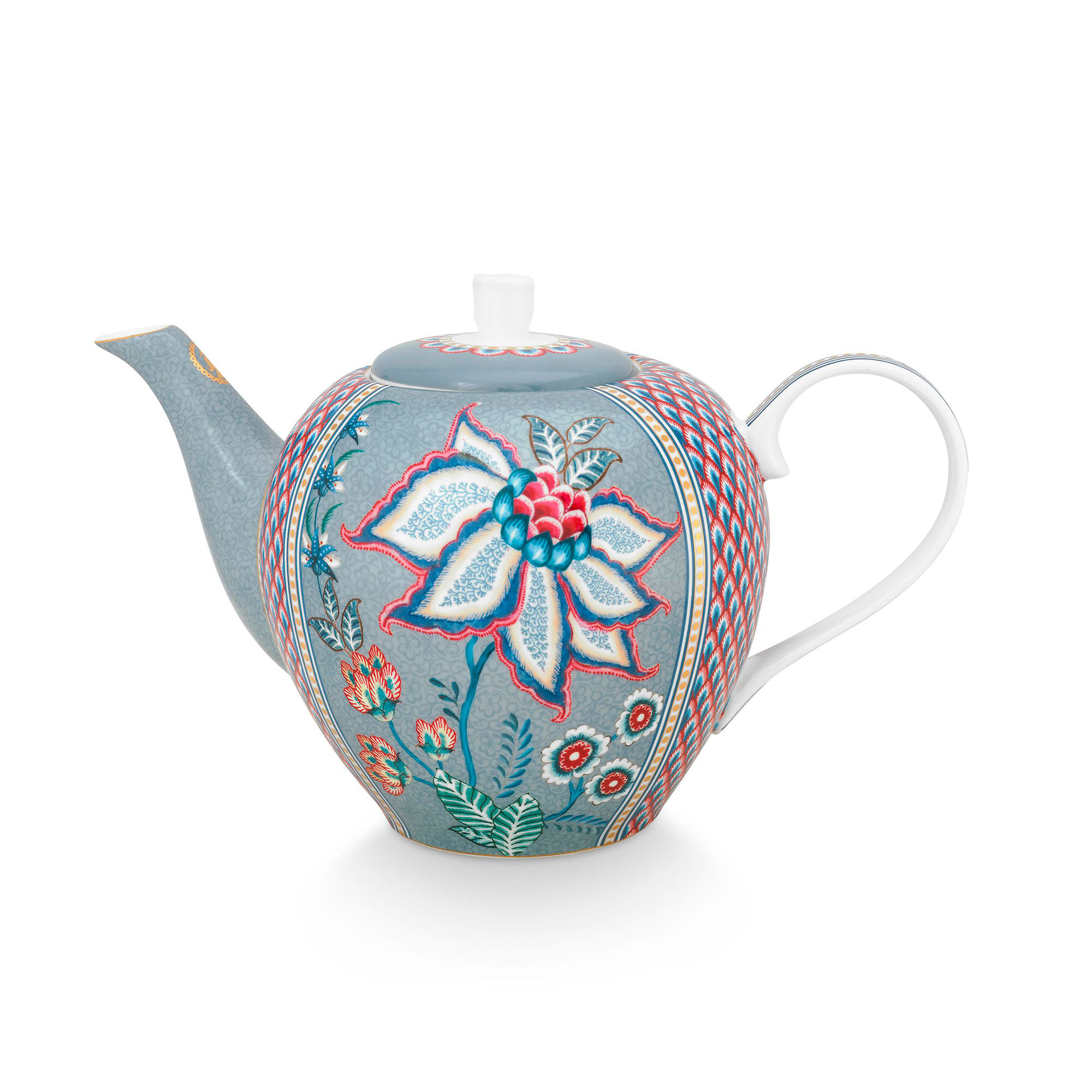 Flower Festival Tekande 1,6 Liter, Blå Black Friday Pip Studio Tilbud