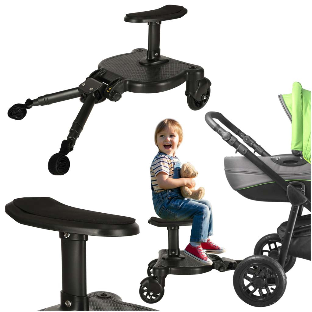 Barnevognstilbehør Med Babysæde, Sort Black Friday Ikonka Tilbud