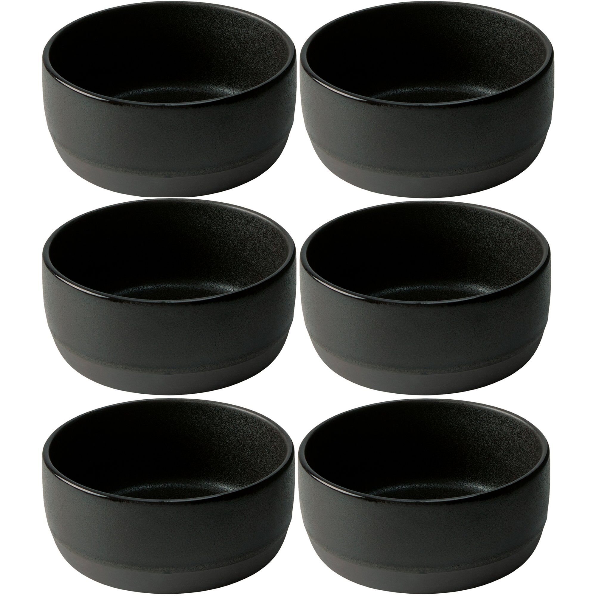 RAW Skålesæt i Titanium Black, 6 Stk. – Black Friday Tilbud