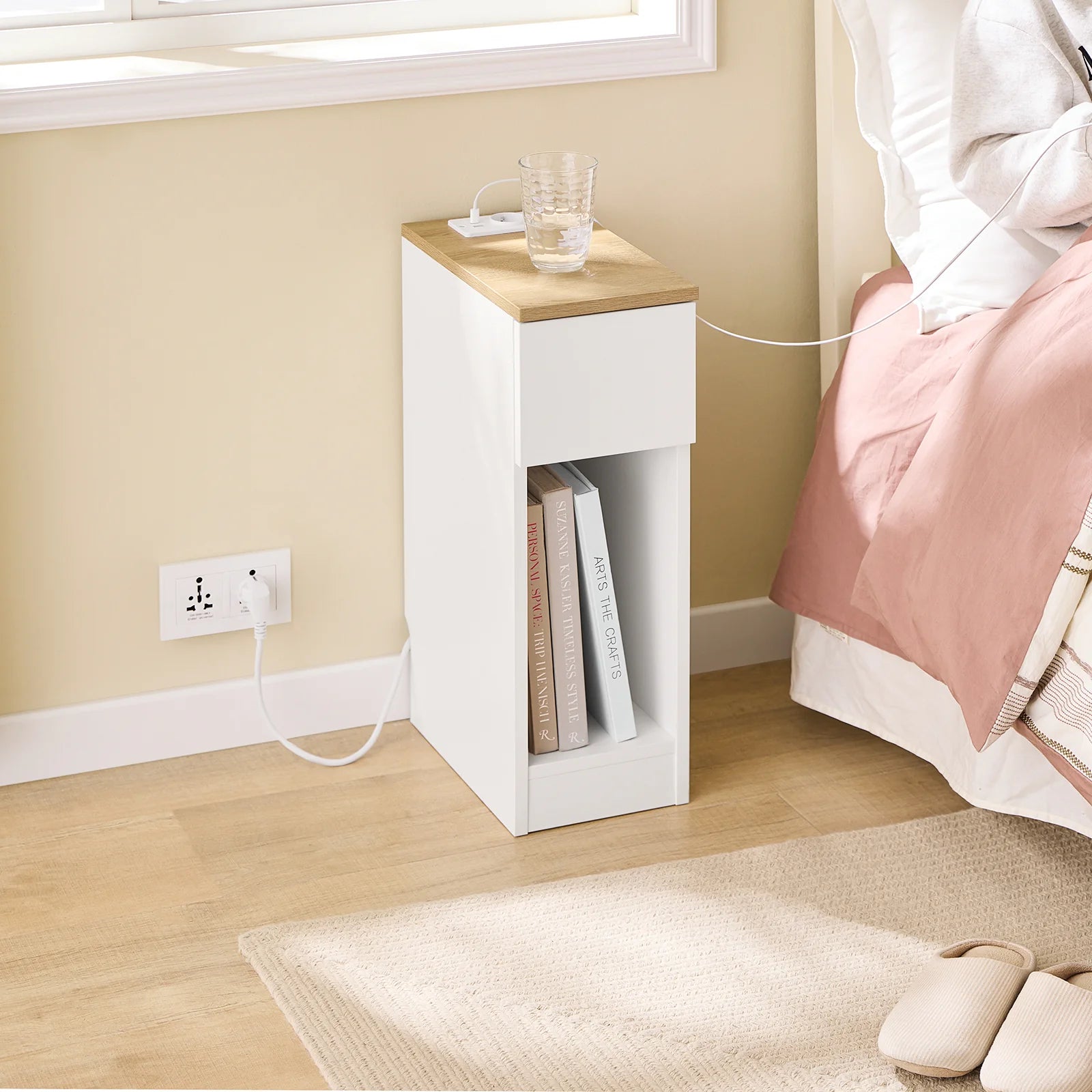 Pladsbesparende Skandi Sengebord – Black Friday Tilbud!