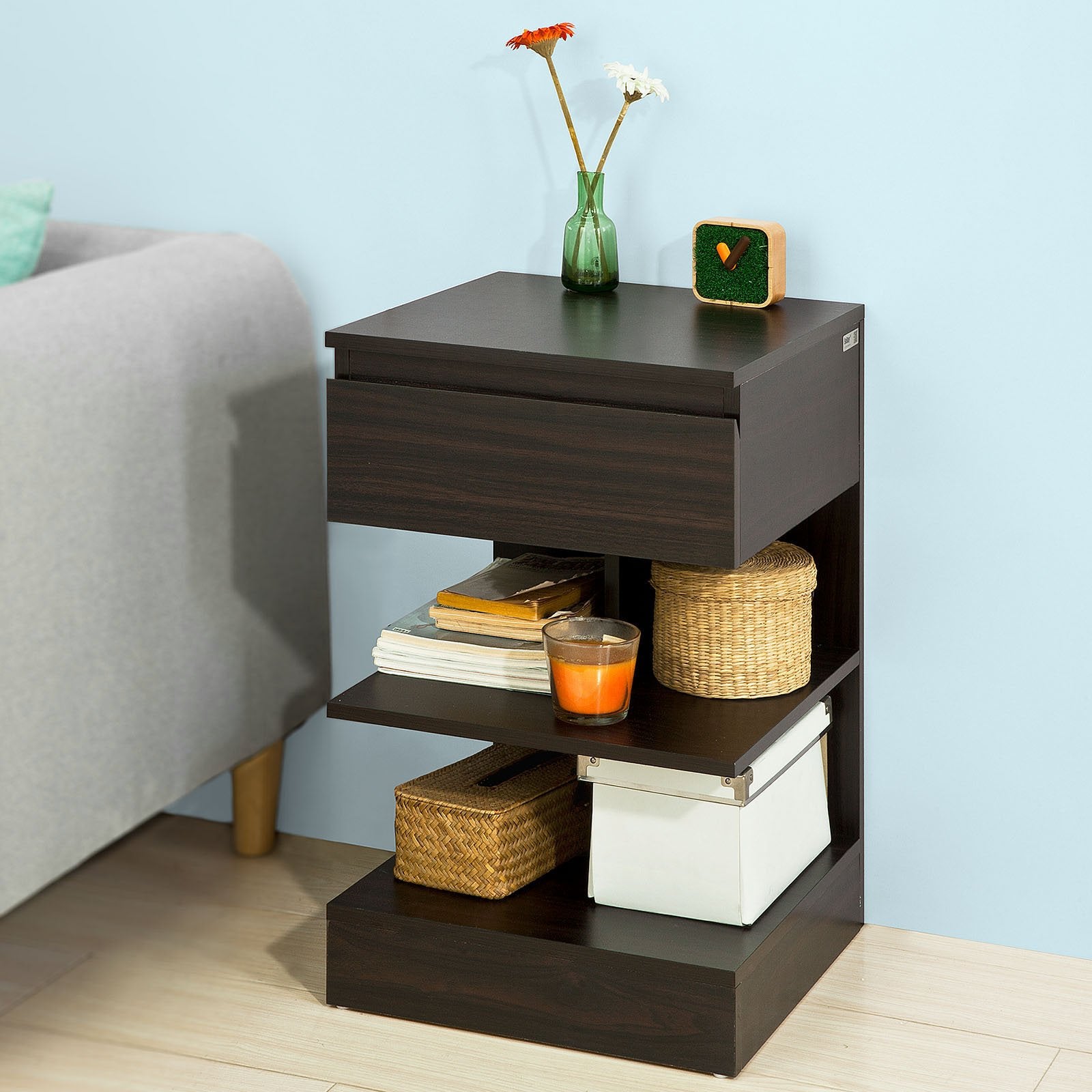 Moderne Brunt Sidebord – Fantastisk Black Friday Tilbud!