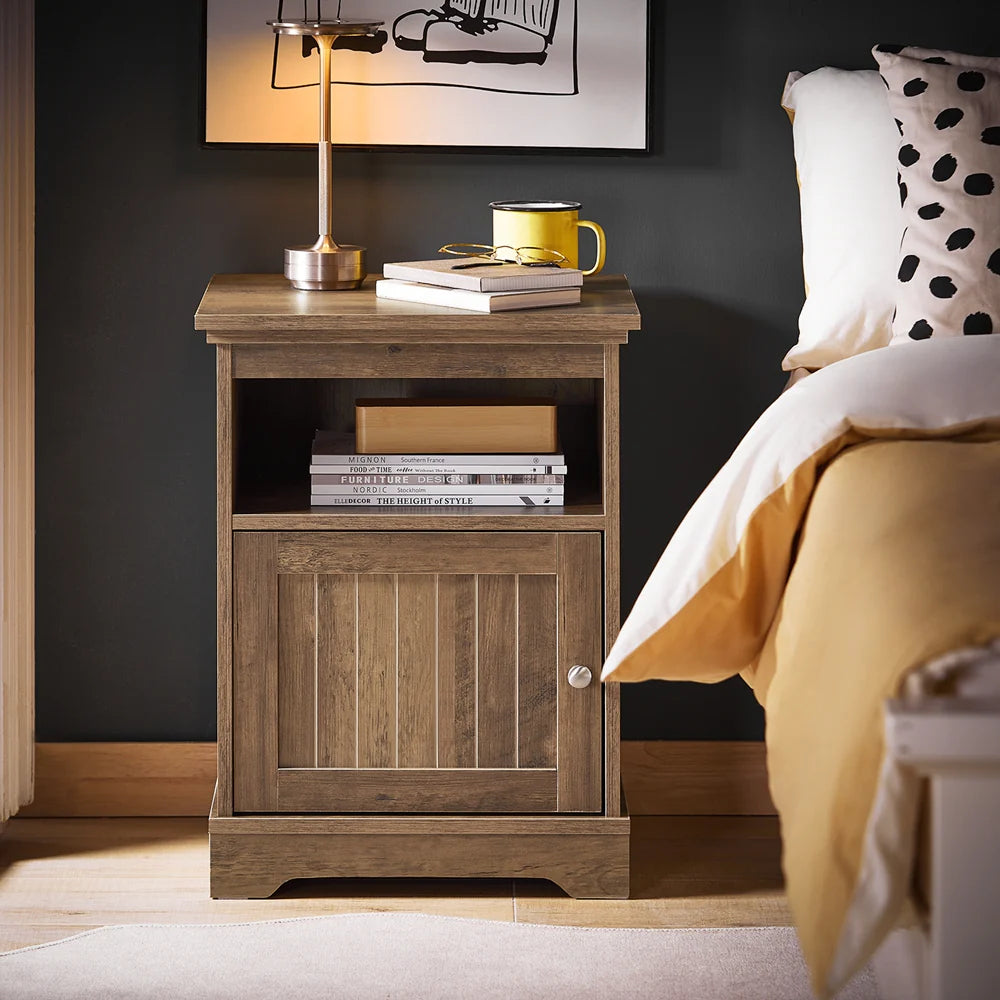 Funktionelt Sengebord, Højde 59 Cm, Bredde 45 Cm, Dybde 40 Cm Black Friday Sobuy Tilbud