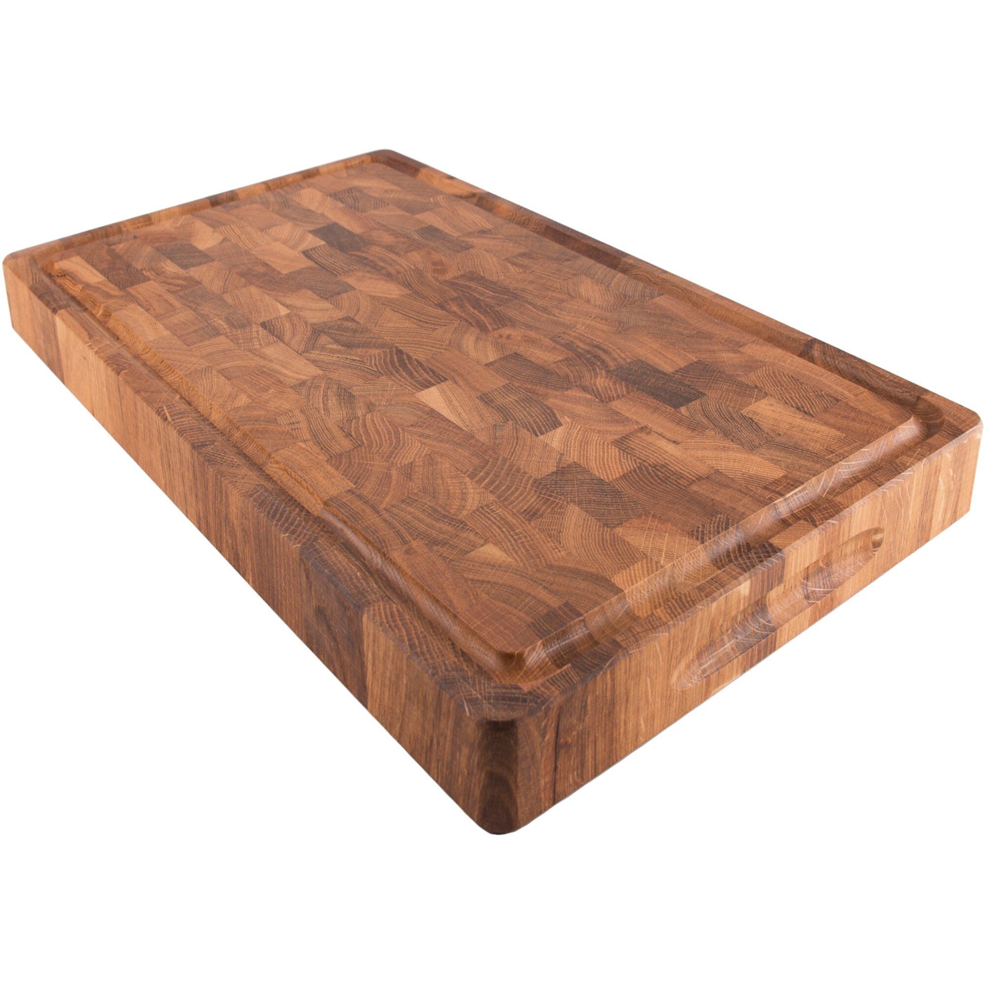 Skærebræt I Eg Med Rille, 30x20x3 Cm Black Friday Culimat Tilbud