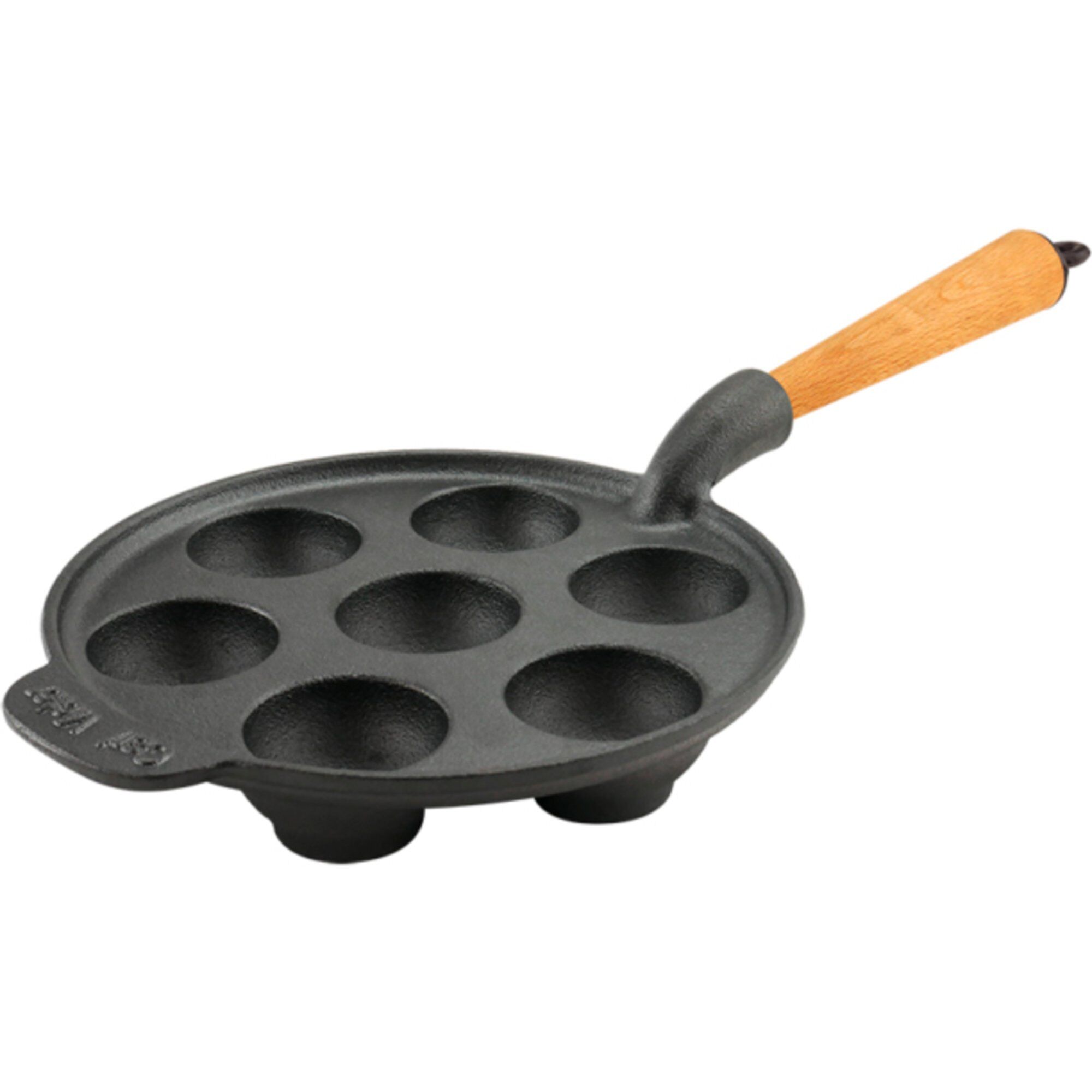 æbleskivepande Af Støbejern 21 Cm Black Friday Carl Victor Tilbud