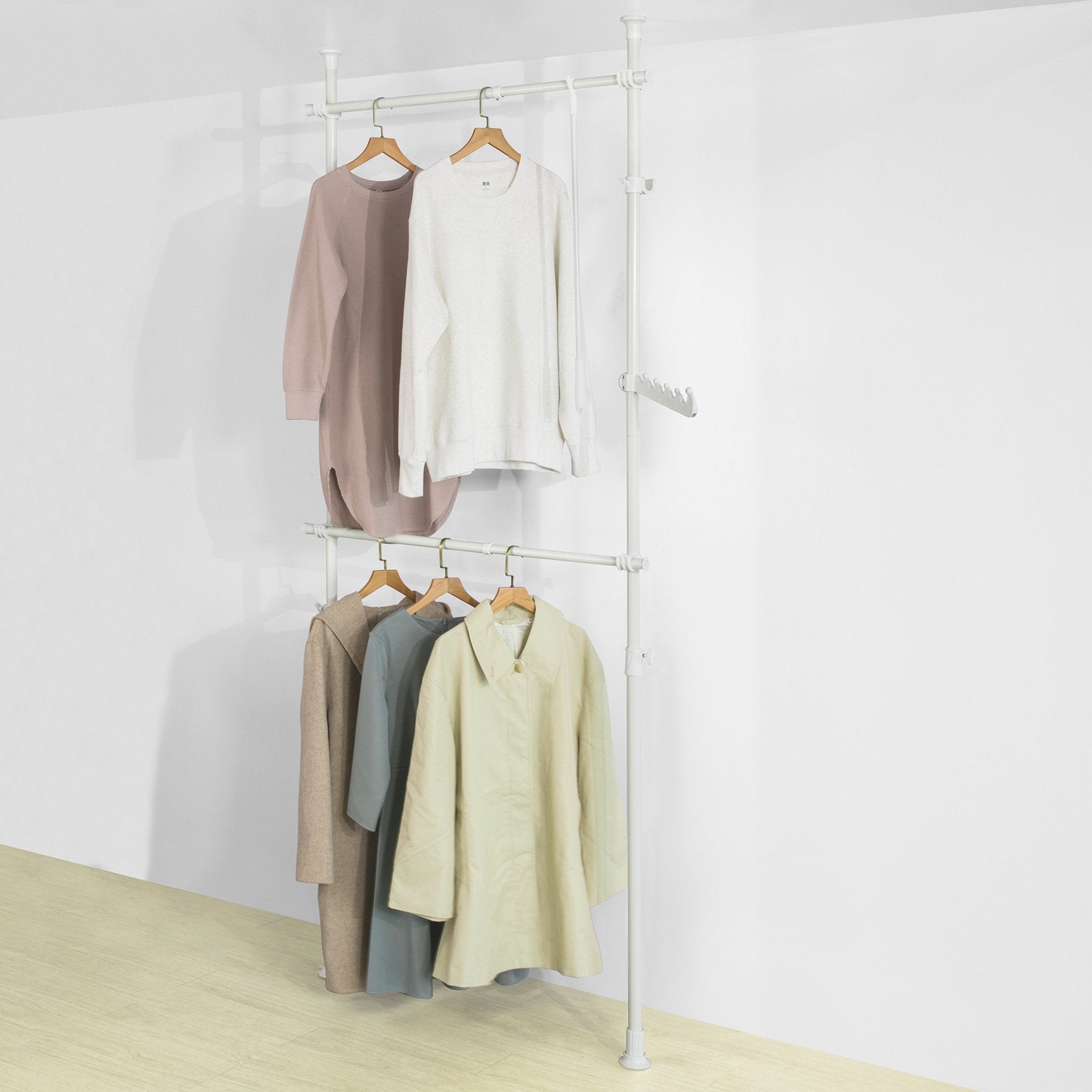 Modulær Garderobe til Walk In Closet – Hvid Black Friday Tilbud