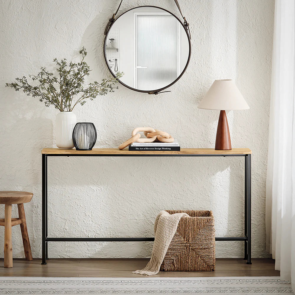 Pladsbesparende Konsolbord i Industrielt Design – Tilbud!