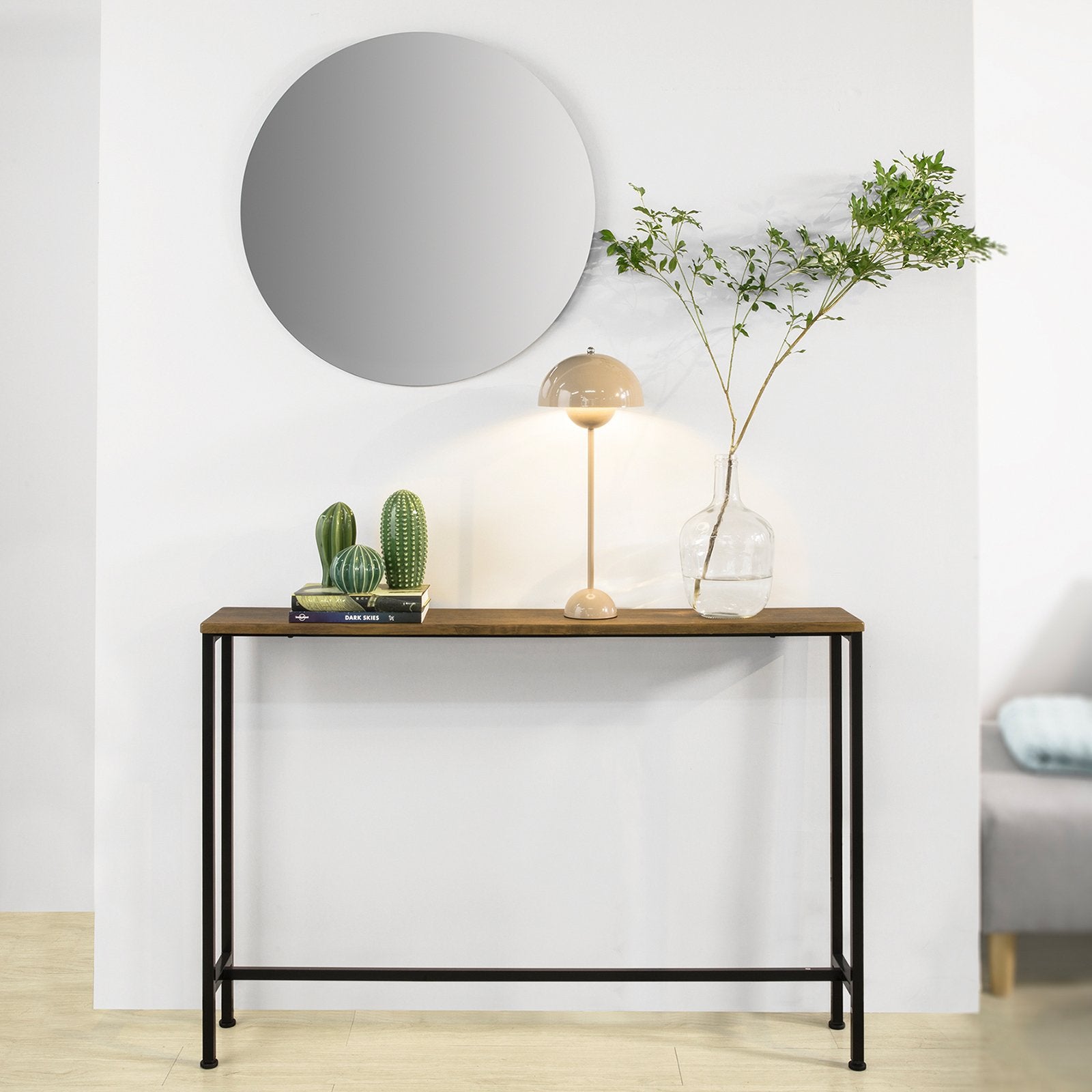 Smal Vintage Konsolbord i Brun - Fantastisk Black Friday Tilbud!