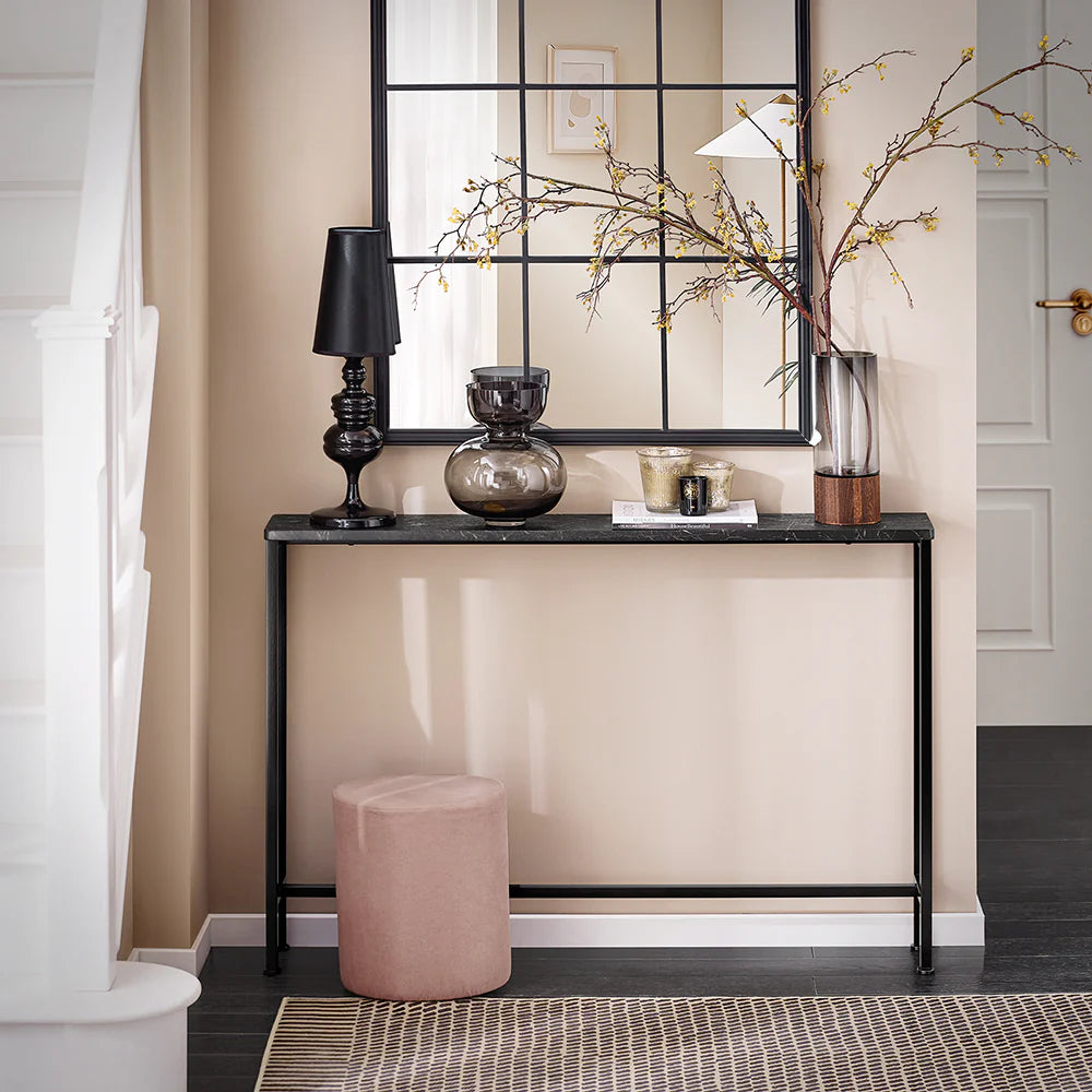 Elegant Konsolbord i MDF og Stål – Black Friday Tilbud!