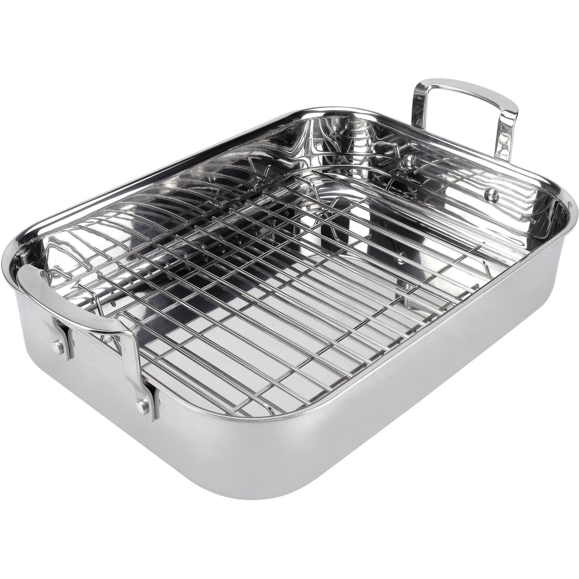 Roaster Bradepande Med Rist 35,5x26 Cm Black Friday Mareld Tilbud