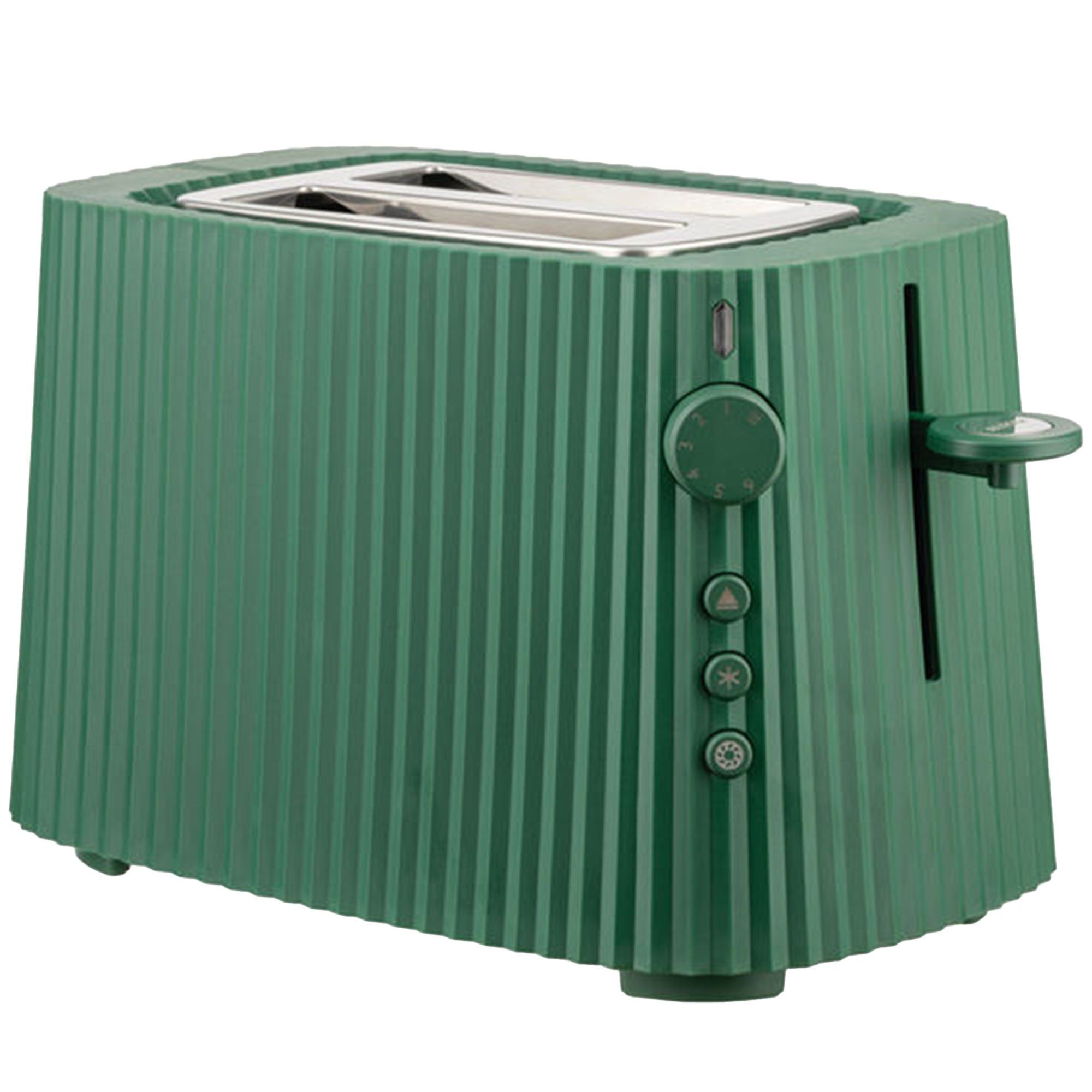 Plissé Brødrister 2 Skiver, Grøn Black Friday Alessi Tilbud