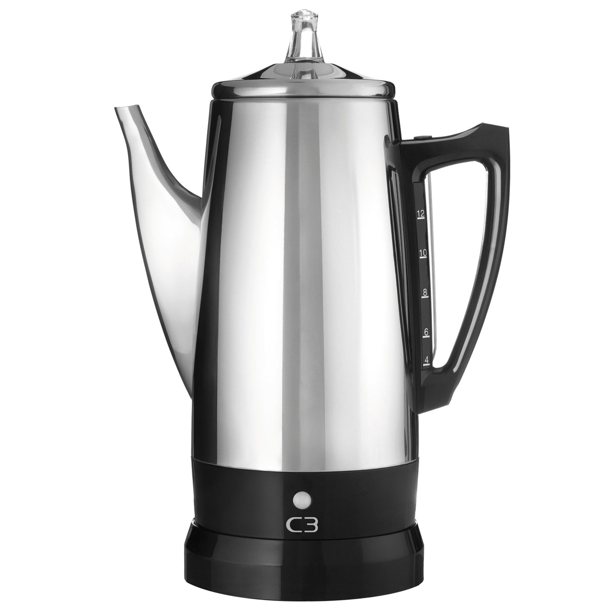 Original Perkolator 12 Kopper, Rustfrit Stål Black Friday C3 Tilbud