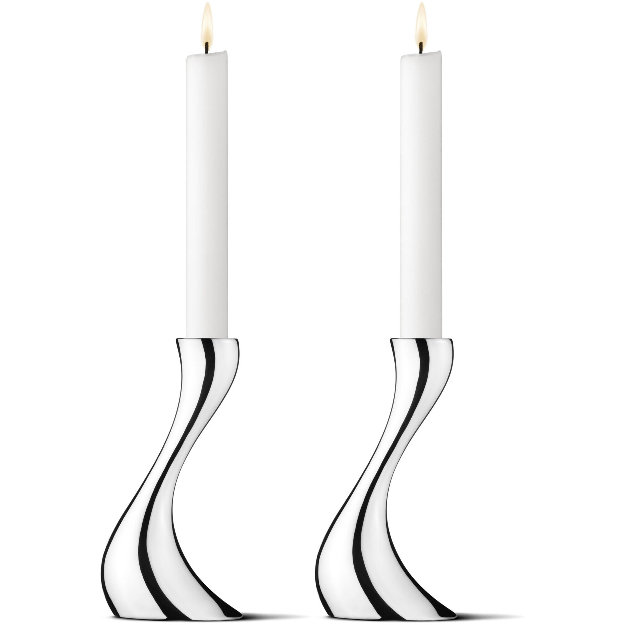 Cobra Lysestage, Lille, 2 Stk. Black Friday Georg Jensen Tilbud
