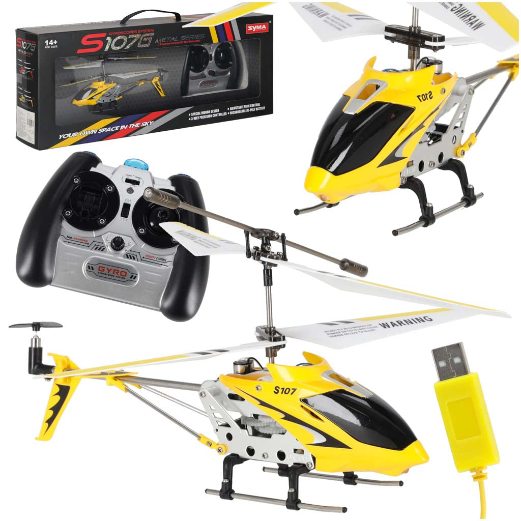 Syma S107g Rc Helikopter Gul Black Friday Ikonka Tilbud