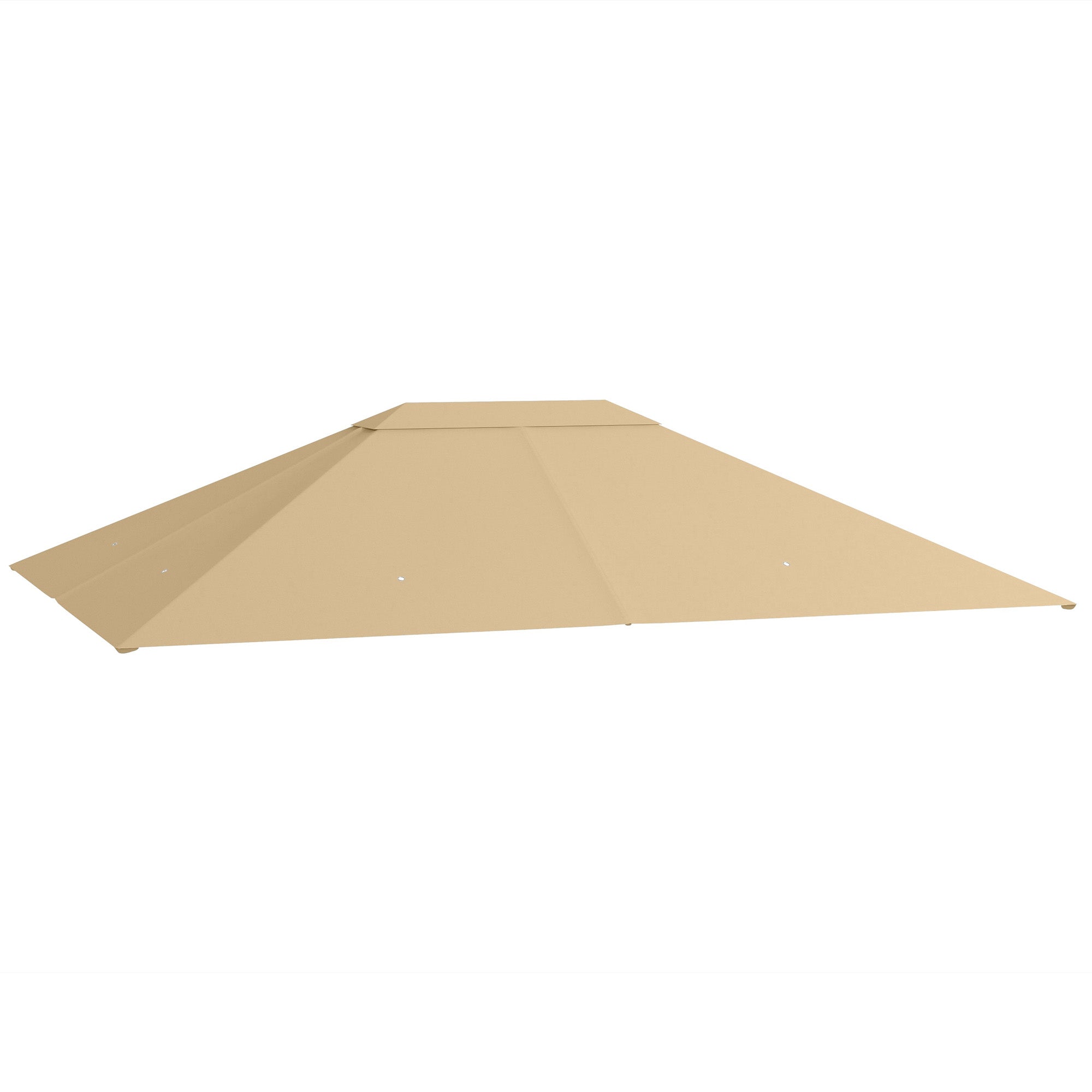 Udskiftningstag Til Pavillon, Vejrbestandigt, 397 X 297 Cm, Khaki Black Friday Aosom Tilbud