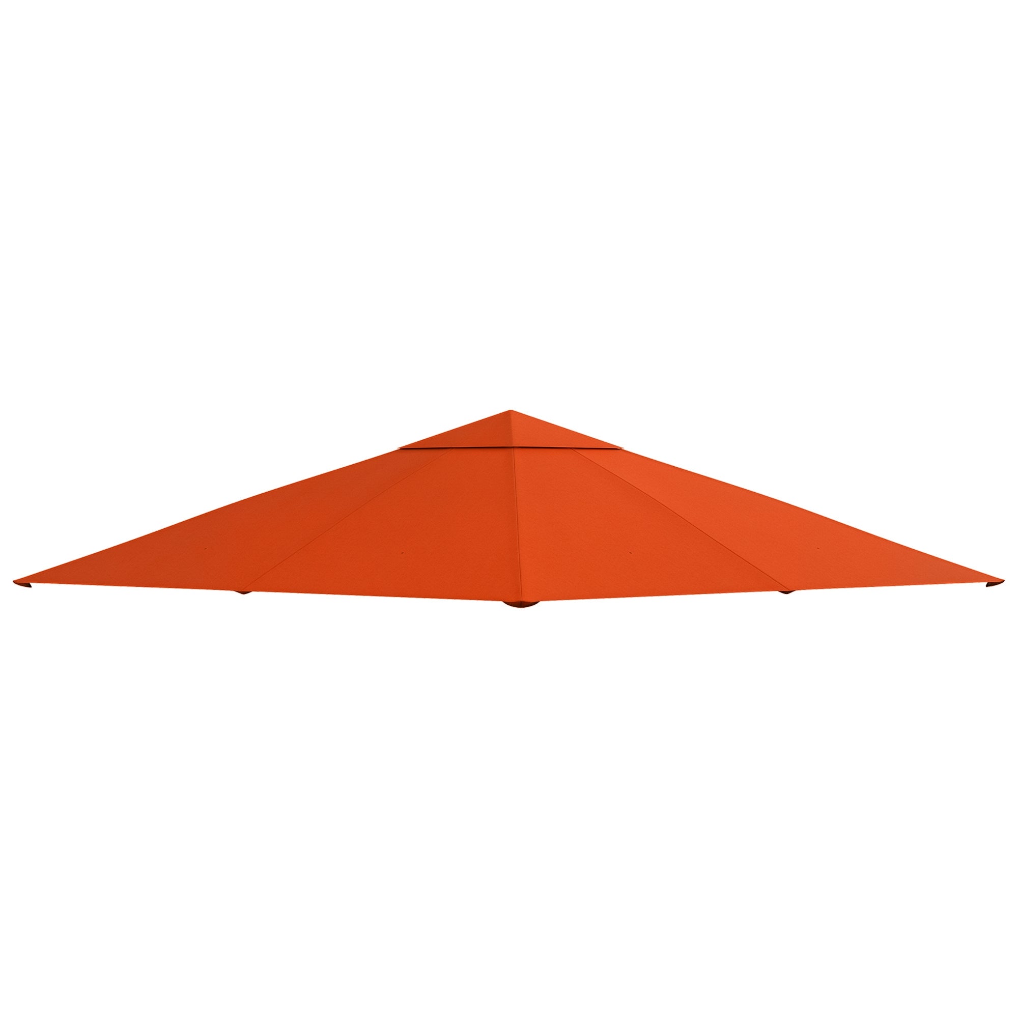 Reservehavepavillontag Polyester 2,98 X 2,95 M Orange Black Friday Aosom Tilbud
