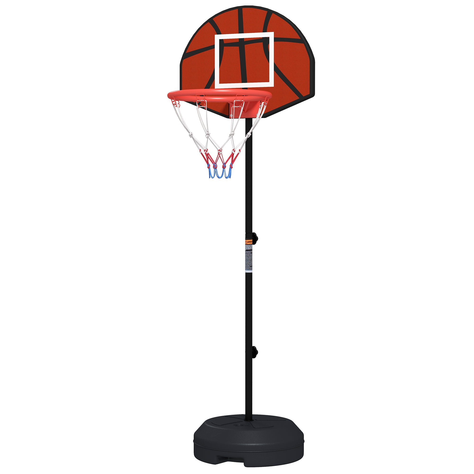 Basketballstativ, Højdejusterbar, Magnetisk Dartskive, 98 148 Cm, Sort Black Friday Aosom Tilbud